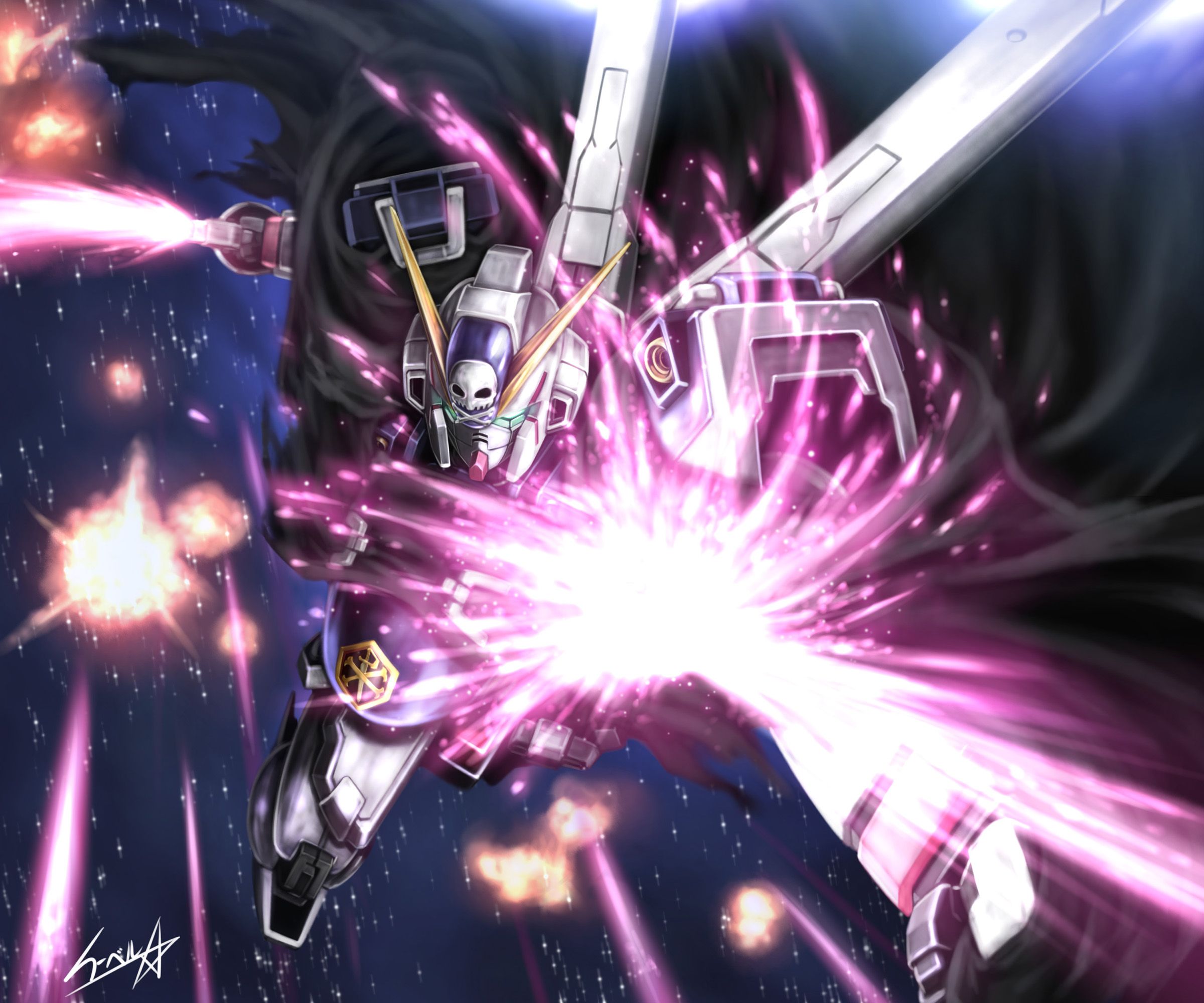 2400x2000 Download Anime Mobile Suit Crossbone Gundam HD Wallpaperx2000