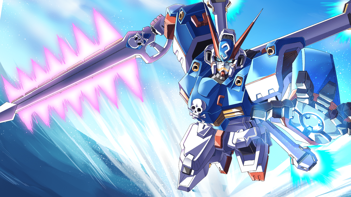 1200x675 Anime mechs mobile suit crossbone gundam x3 artwork Playmat Gaming Mat Desk