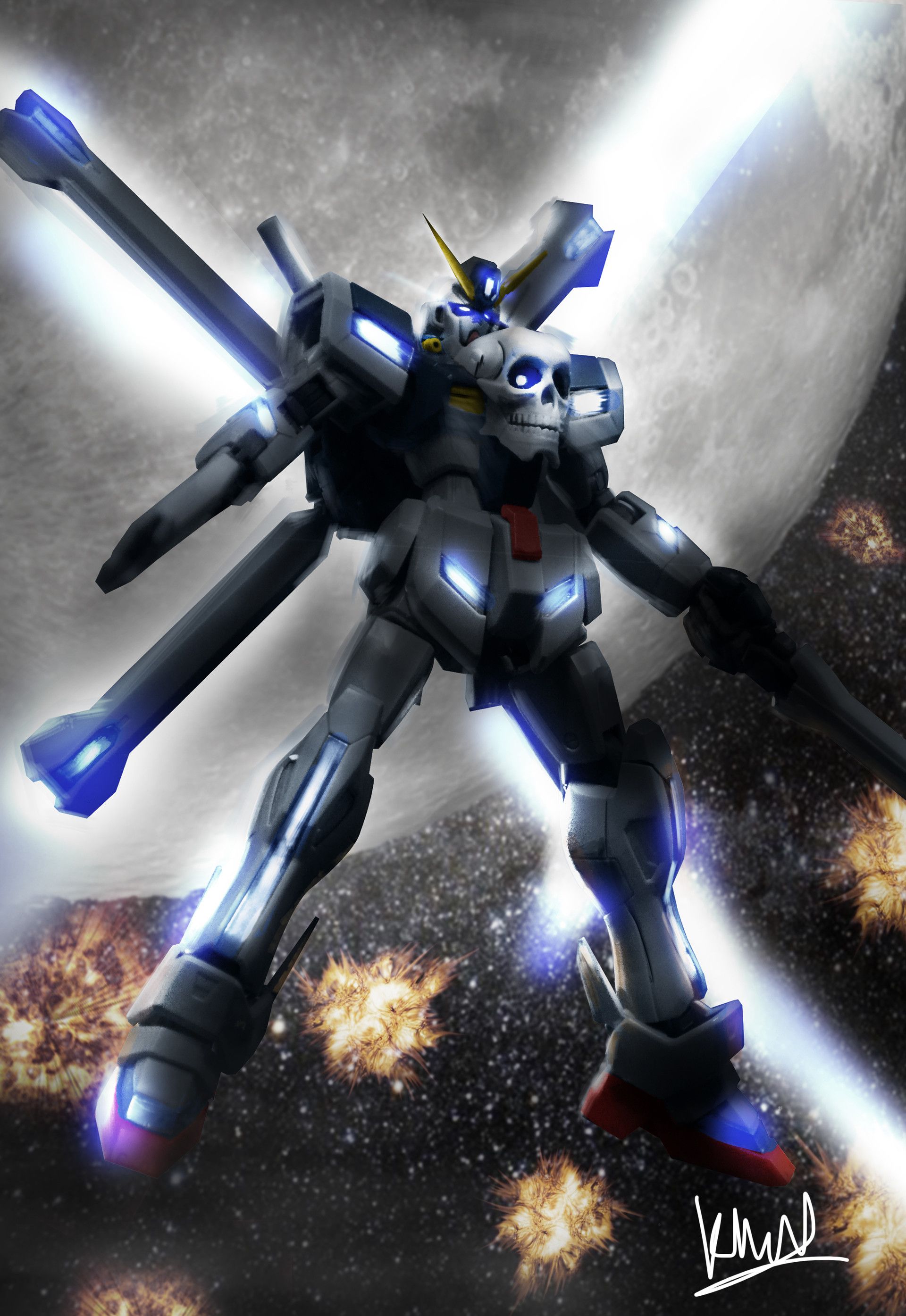 1920x2790 CrossBone Maoh Gundam