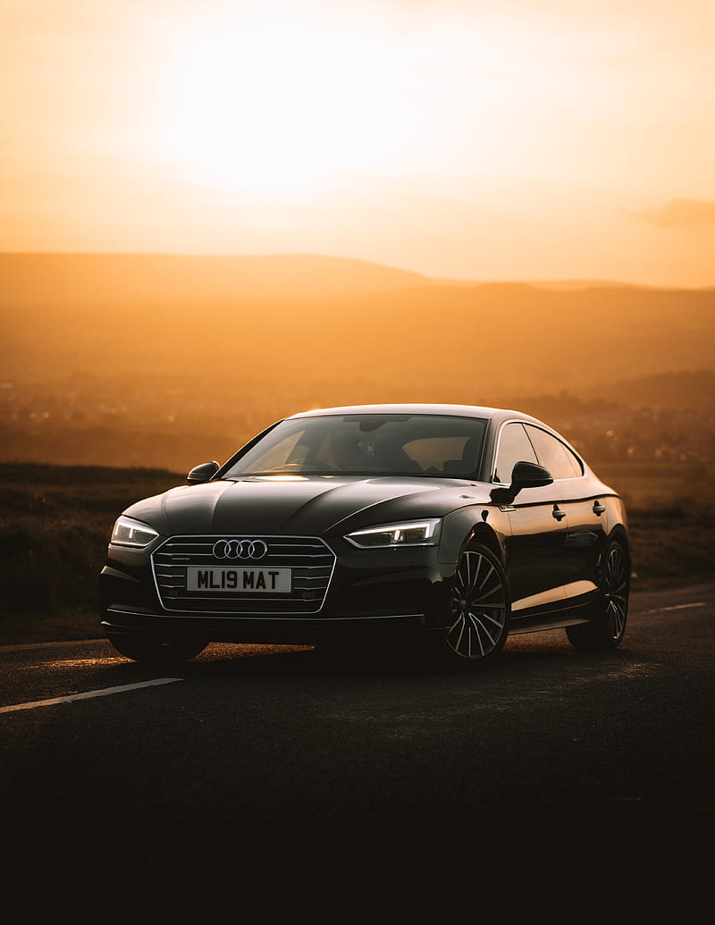 800x1035 Audi a audi, car, front view, sunset, HD phone wallpaper