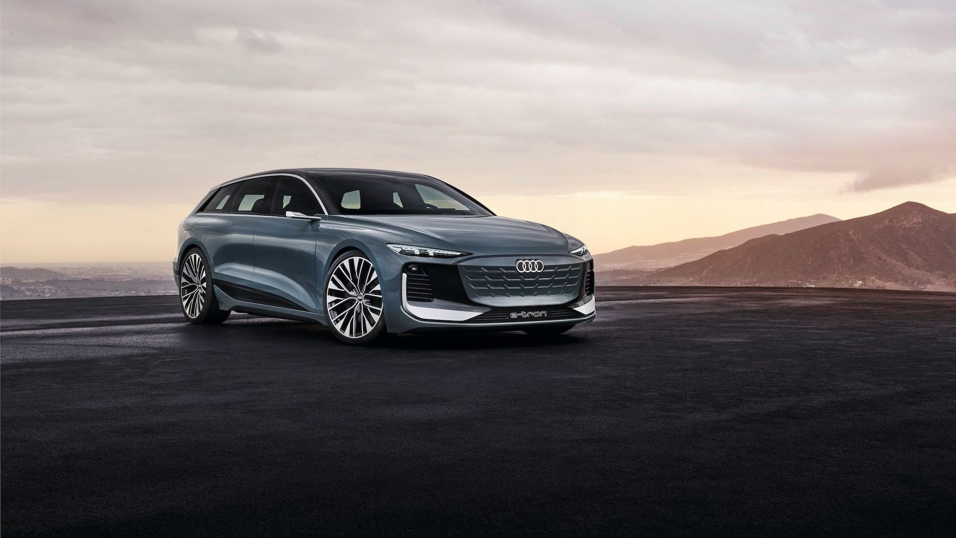 1920x1080 Audi A6 Avant E Tron Concept: Sharp Electric Sport Wagon Packs Speedy Charging 800V Tech