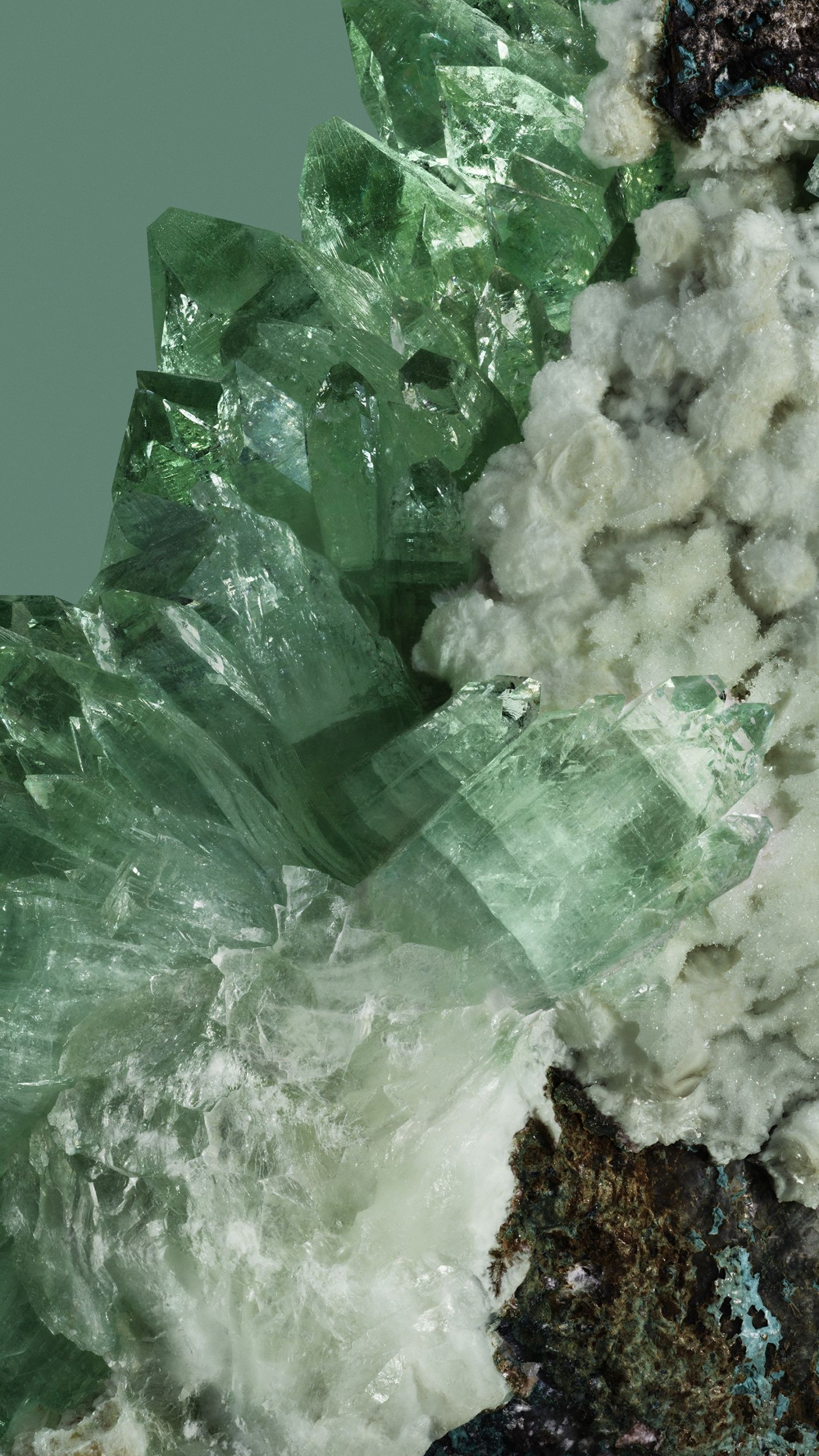 1440x2560 Google Pixel 8 Pro Wallpaper 4K, 5K, Sapphire, Fluorite Crystal