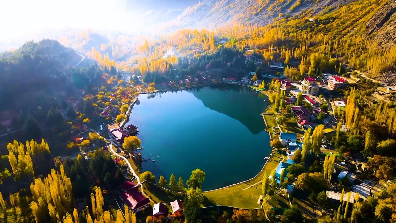 1280x720 Valley, Lake, Mountains