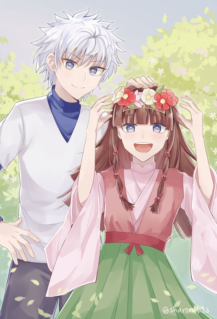 736x1083 Killua siblings. Killua and alluka wallpaper, Hxh killua sister, Cute anime couples
