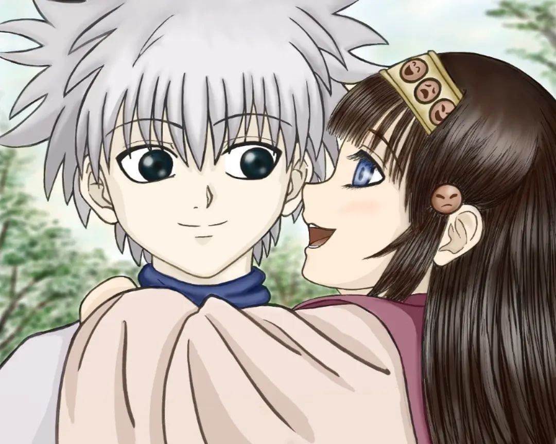 1080x864 Killua and Alluka inspired in HxH 1999 art style. Hope you enjoy it!