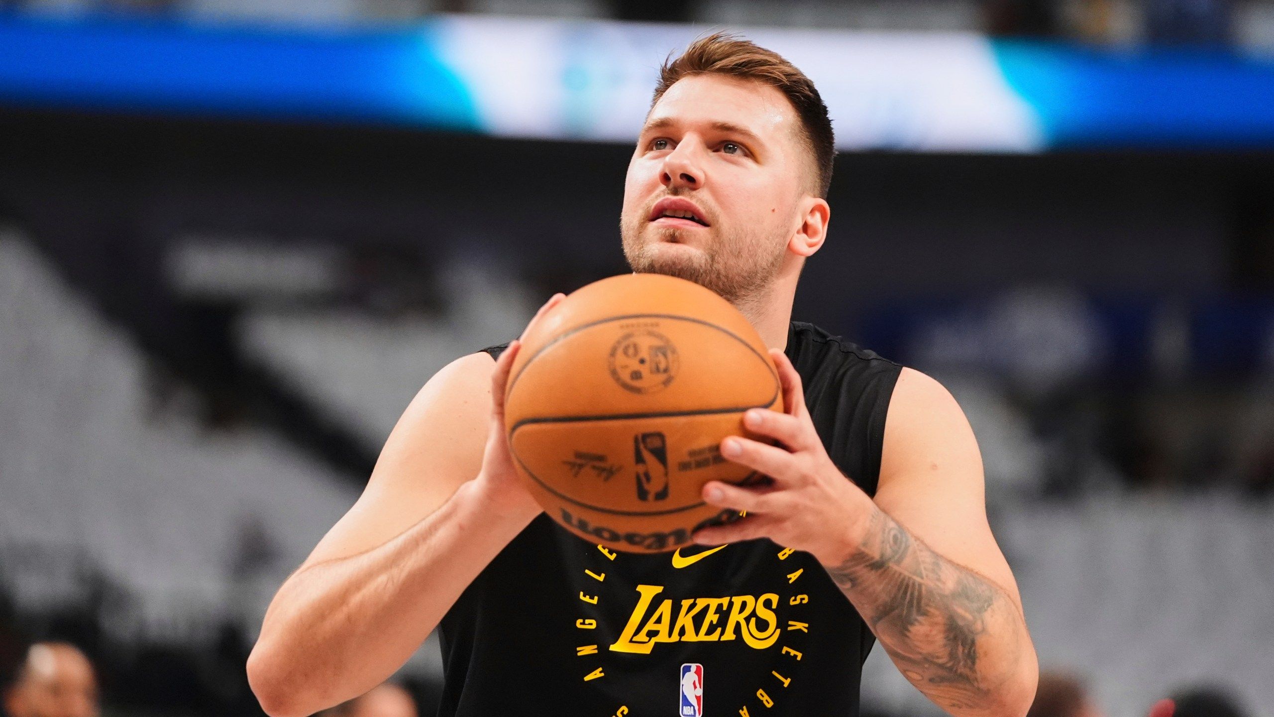 2560x1440 Luka Doncic eager to start playing big games for Lakers, starting in playoff date with Timberwolves