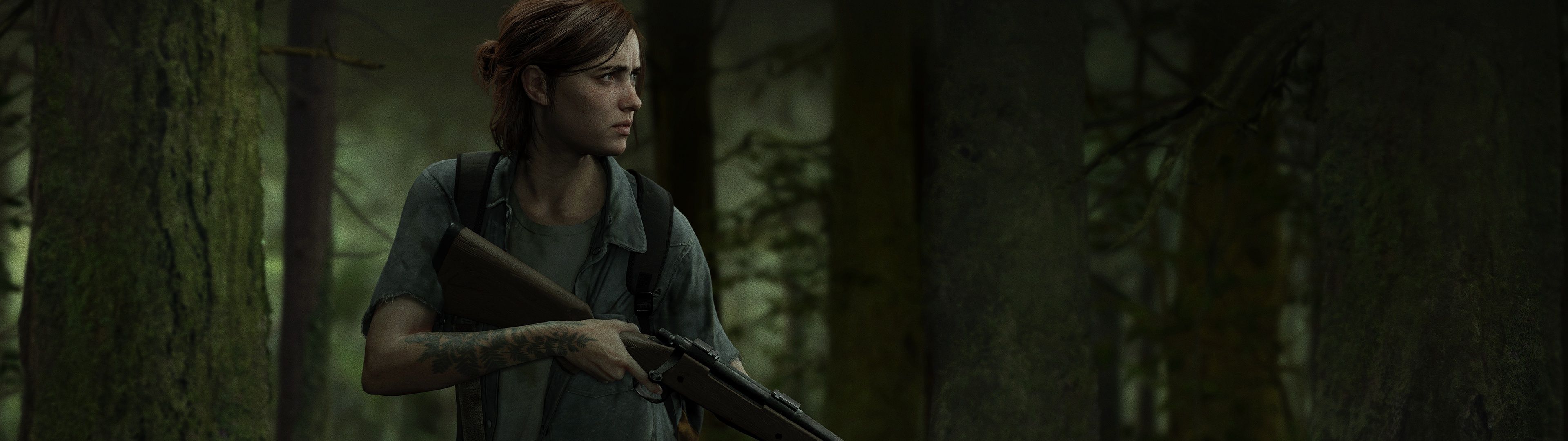 3840x1080 The Last of Us Part II Wallpaper 4K, Ellie Williams