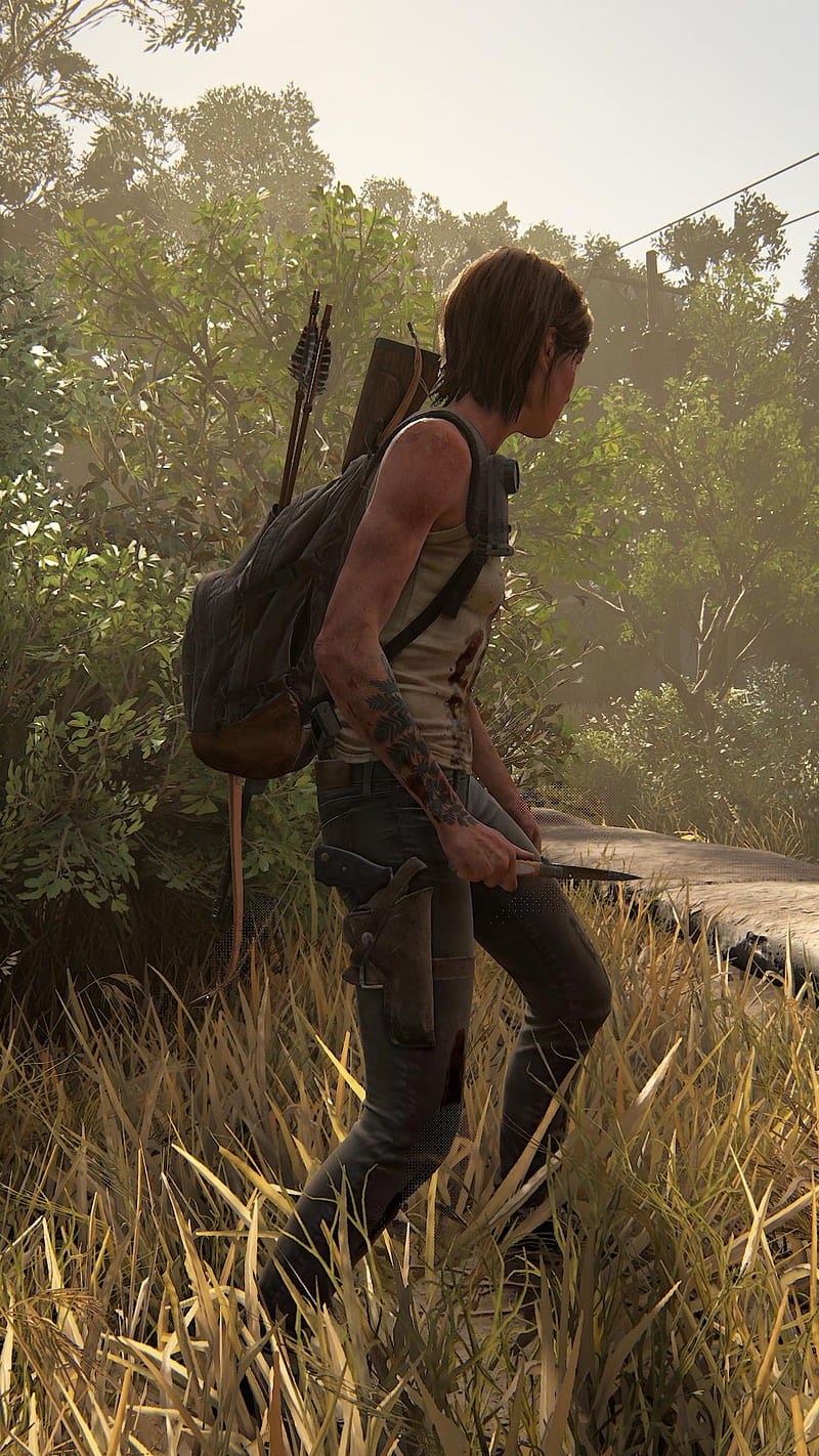 800x1422 Ellie, santa barbara, the last of us, tlou HD phone wallpaper