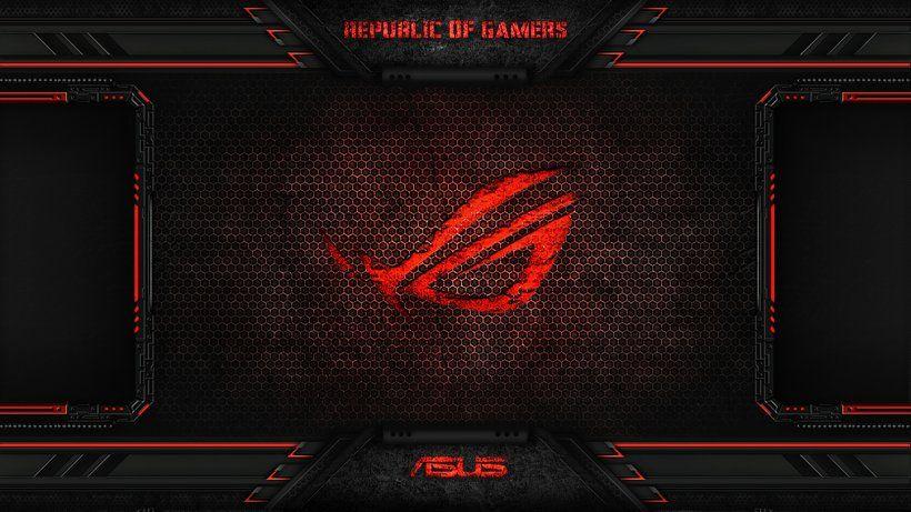 Red 4k Asus Rog Wallpaper 5486