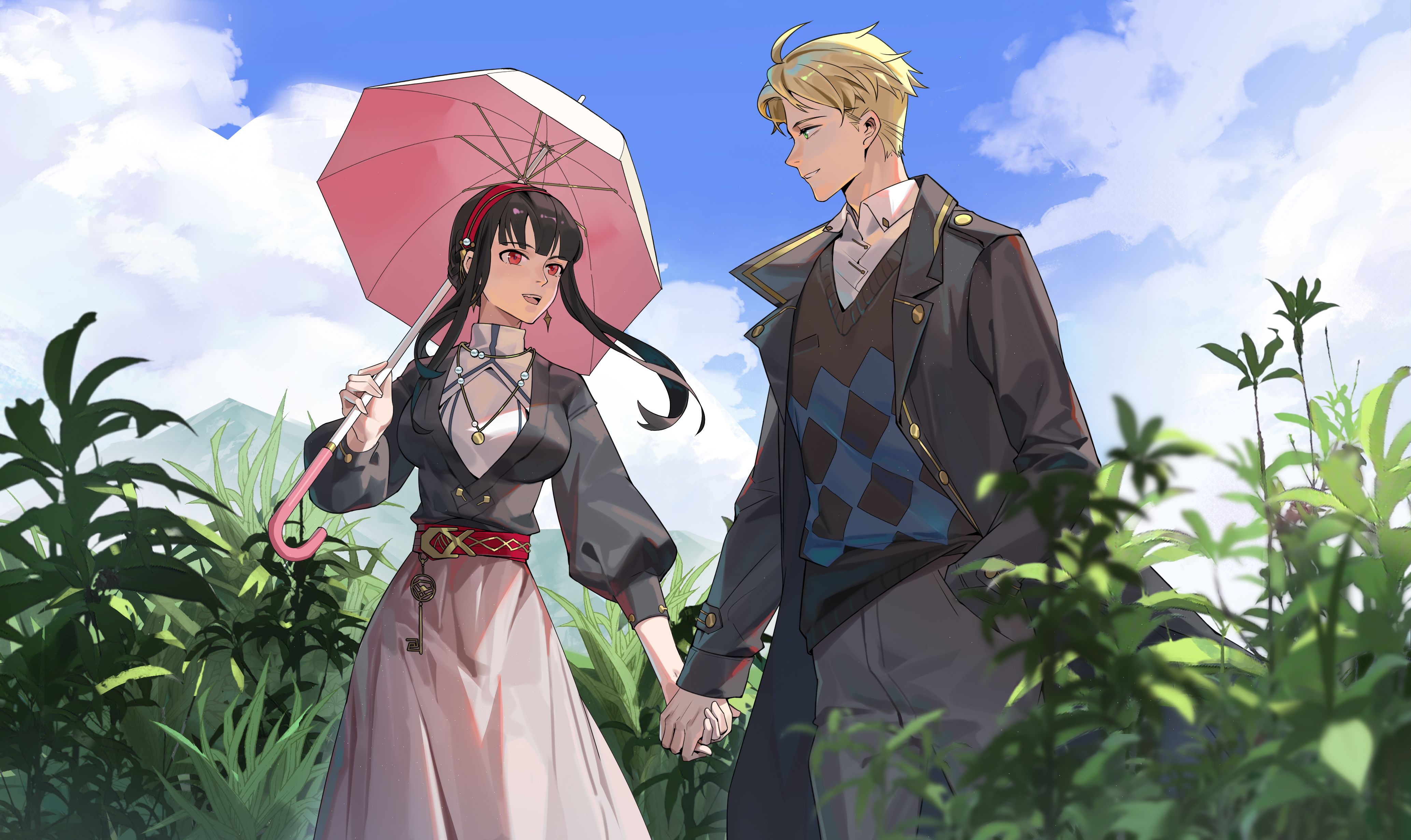 4133x2462 Spy x Family: Loid & Yor's 4K Ultra HD Anime Moment by 小鱼lix2462