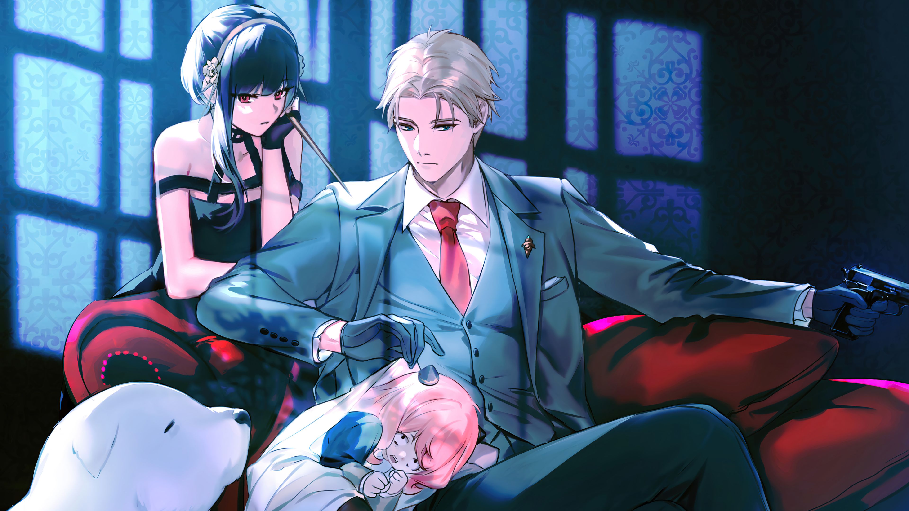 3840x2160 Spy x Family Yor Loid Anya Bond Wallpaper 4K HD PC g