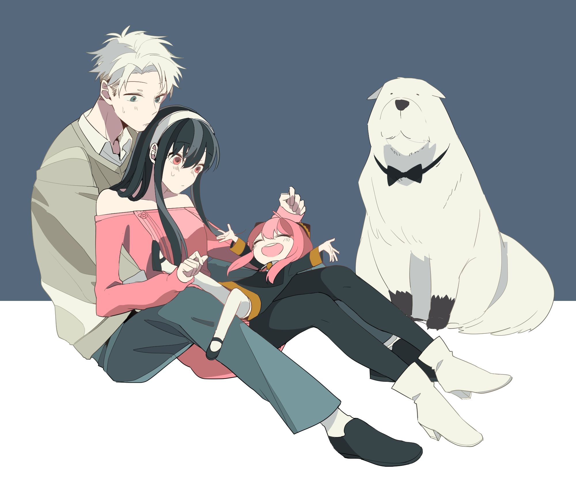 2000x1667 Spy x Family HD Wallpaper. Yor, Loid, Anya & Bond United in Stylex1667