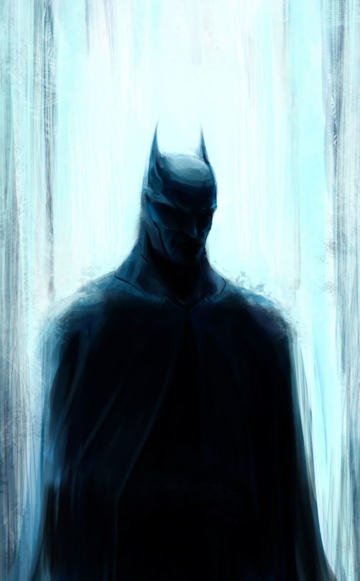 736x1188 Batman, silhouette, dark, heroes, 950x1534 wallpaper