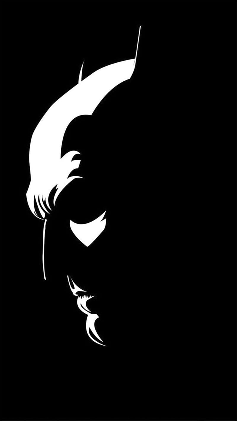 800x1423 HD batman silhouette wallpaper