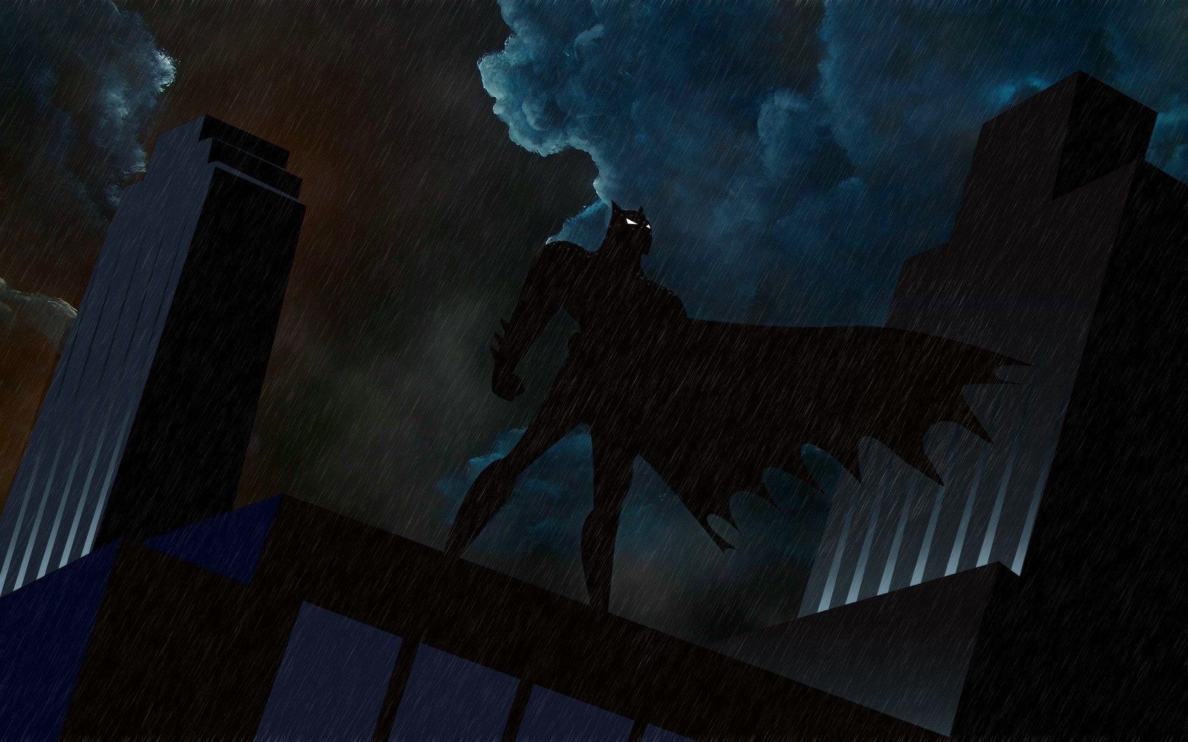 1680x1050 Batman Silhouette show that defined my childhood