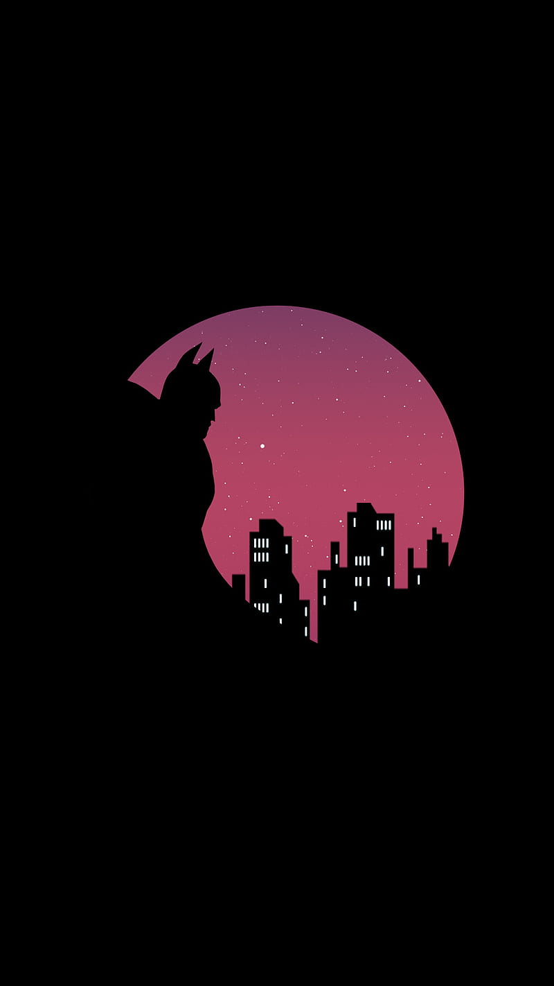 800x1422 BATMAN, black, hero, stars, HD phone wallpaper
