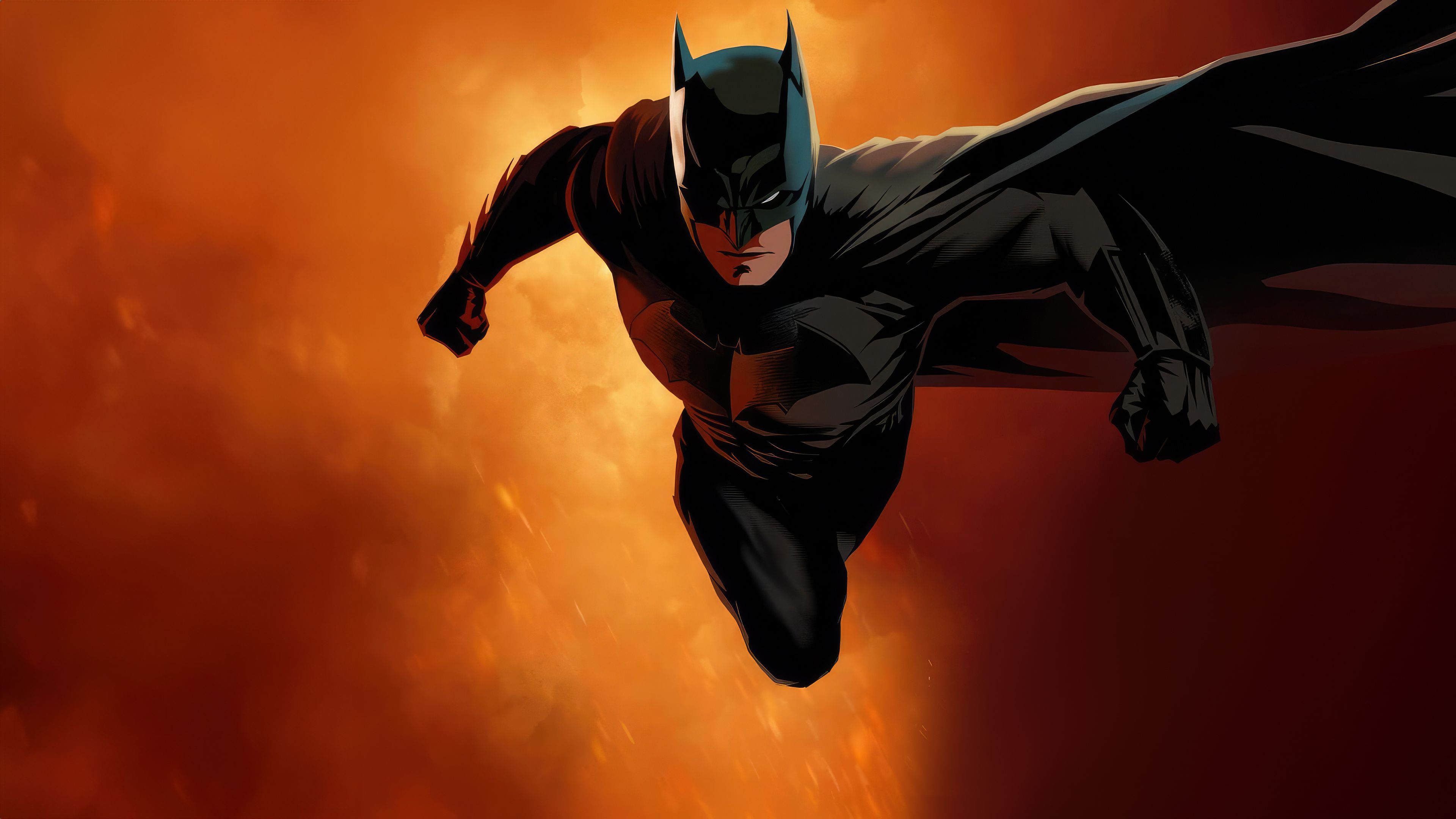 3840x2160 Batman Iconic Silhouette Stare Wallpaper, HD Superheroes Wallpaper, 4k Wallpaper, Image, Background, Photos and Picture