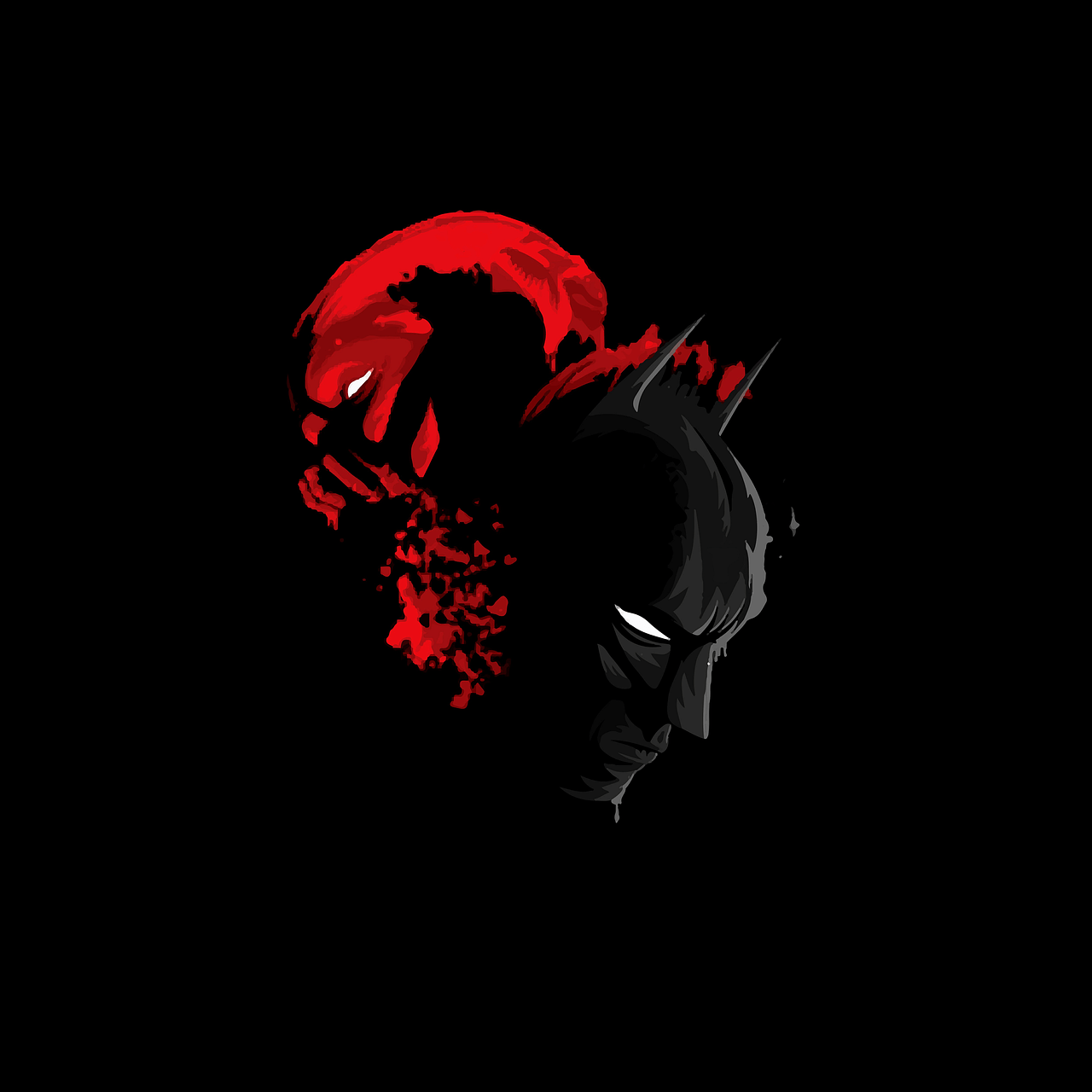 1280x1280 Free Batman Dark & Batman Image