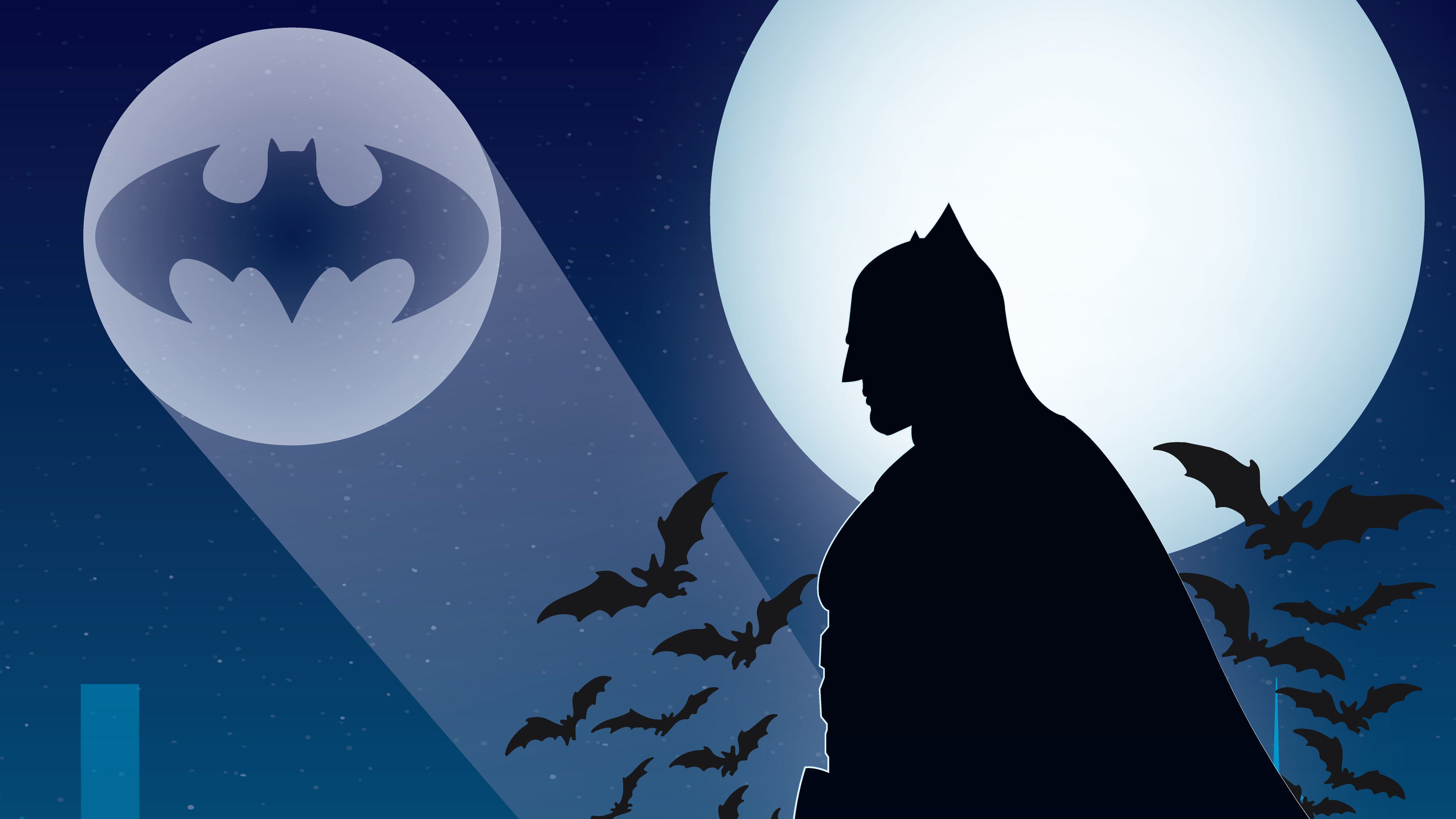 3840x2160 Batman Night Bat Logo Wallpaper, HD Superheroes Wallpaper, 4k Wallpaper , Image, Background, Photos and Picture