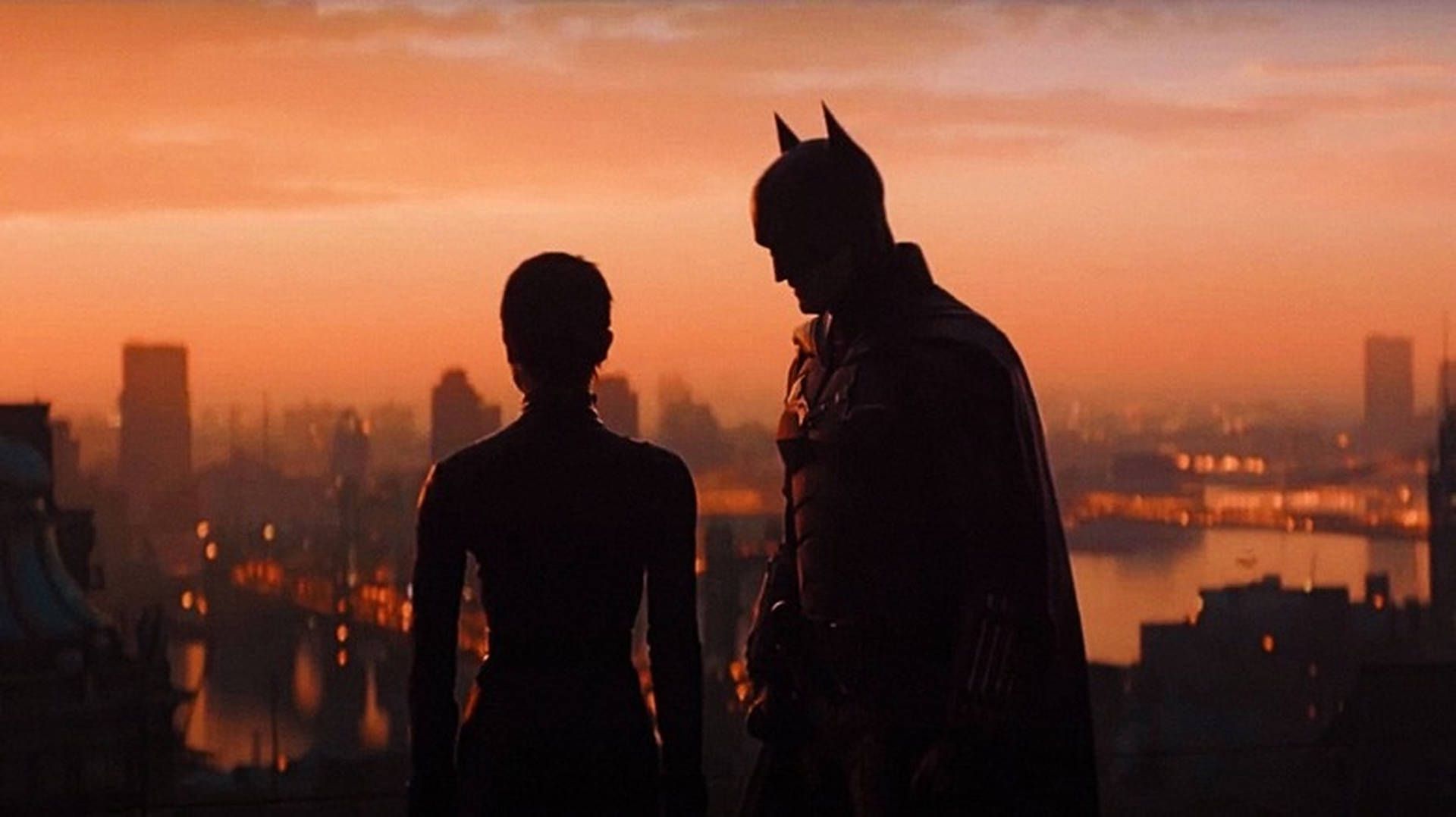 1920x1078 Download free The Batman 2022 Silhouette Wallpaper