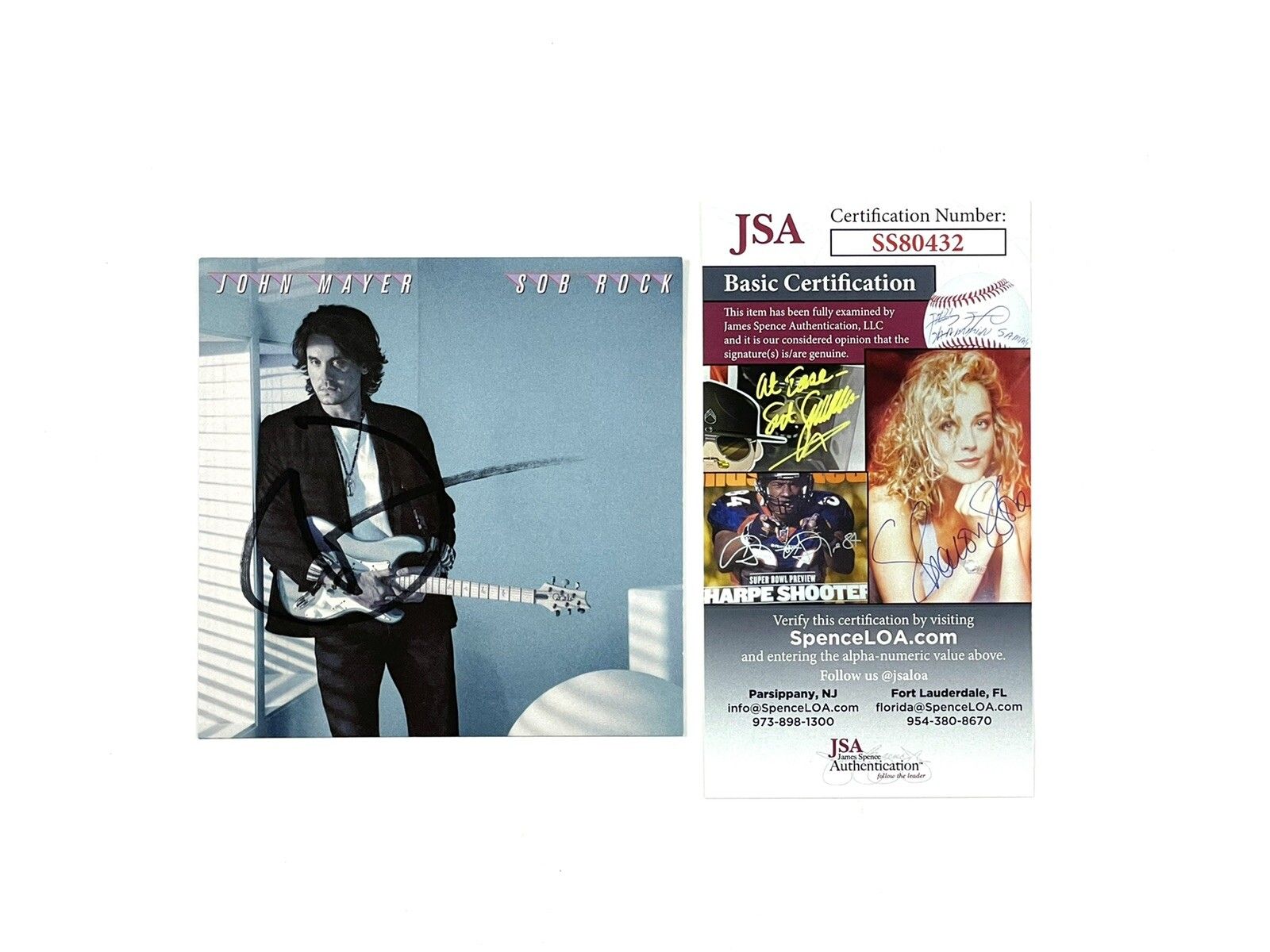1600x1200 John Mayer Signed Autographed Sob Rock Promo Card JSA Certified Grateful Dead