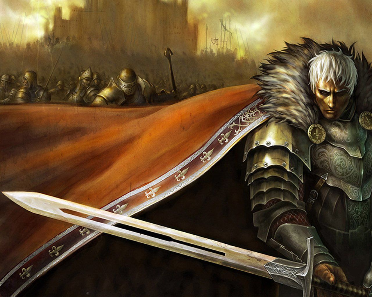 1280x1024 Phone wallpaper: Fantasy, Warrior 1514522