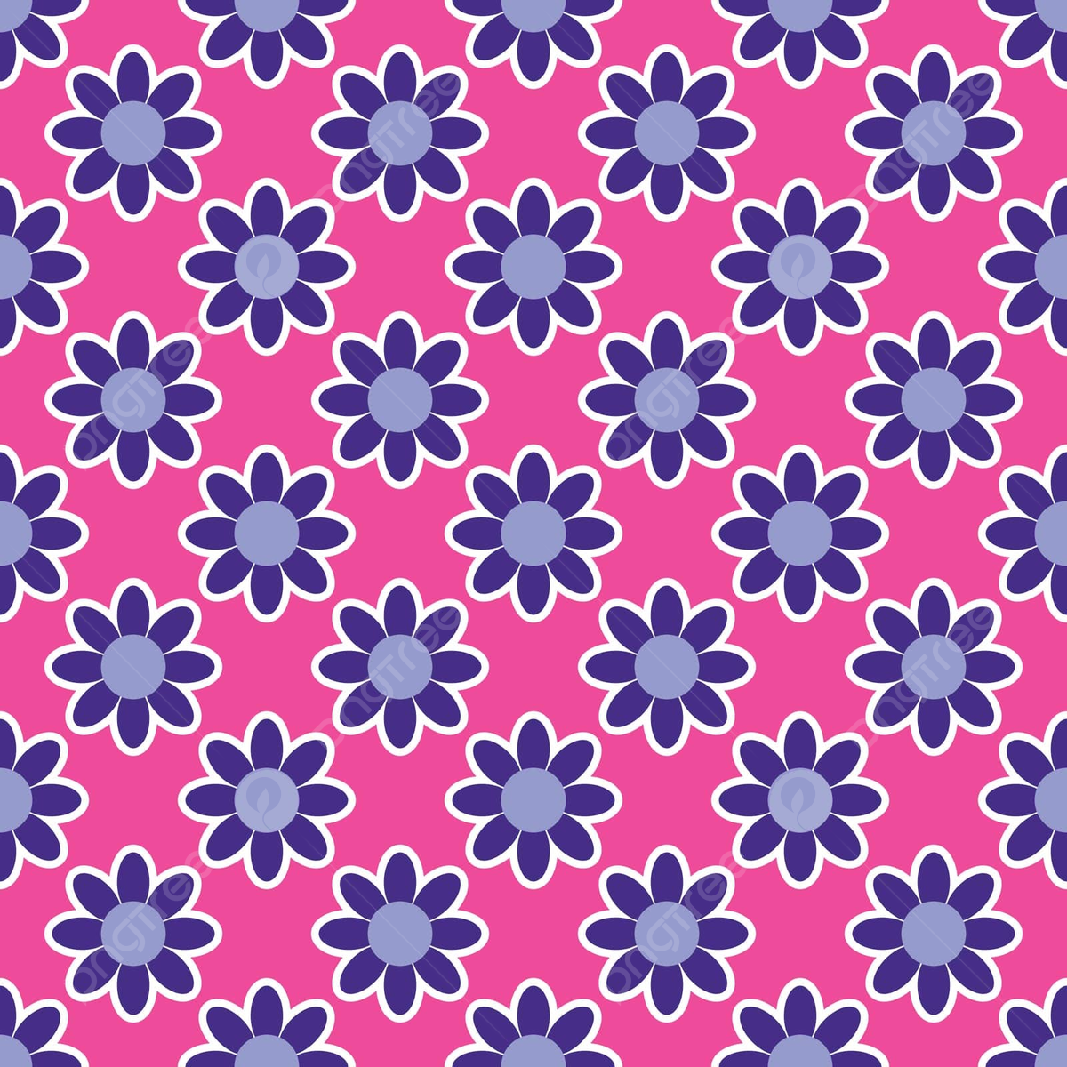 1200x1200 Funky Retro Flowers Background With A Y2k Floral Pattern Vector, Y2k, Hippie, Flower Illustration Background And Wallpaper For Free Download