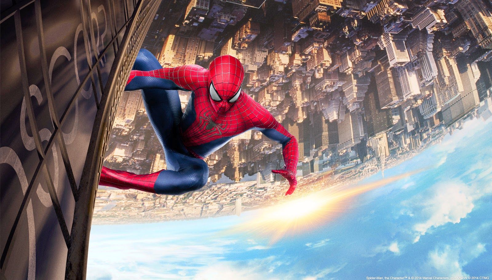 1600x910 Comic Books, Movies, Games Blog Everything Related To Fiction Source Presented By LEAGUE OF FICTION: Amazing Spider Man 2 Desktop Wallpaper 3 Oscorp Tower