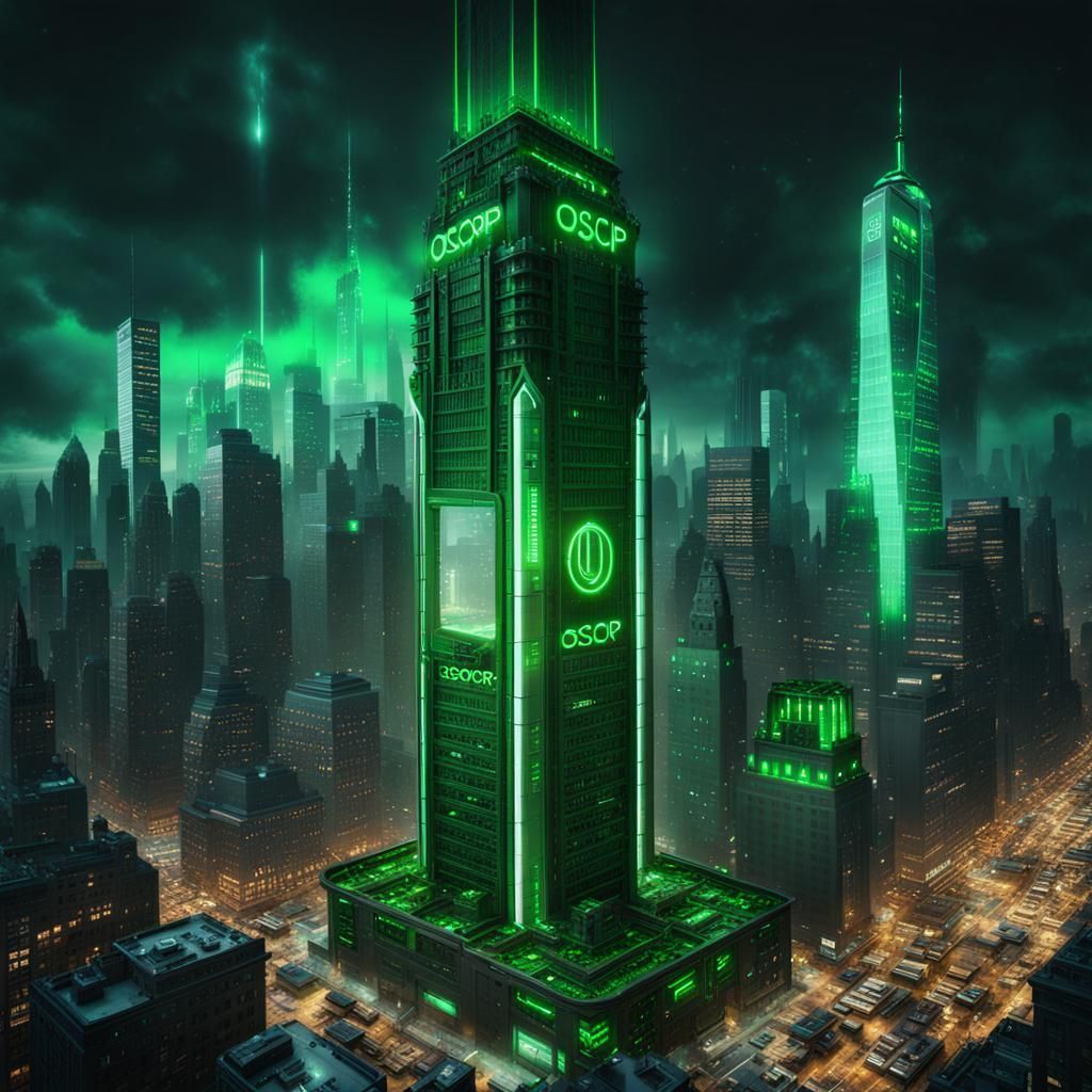 1024x1024 Oscorp concept Oscorp Tower in Urban New York