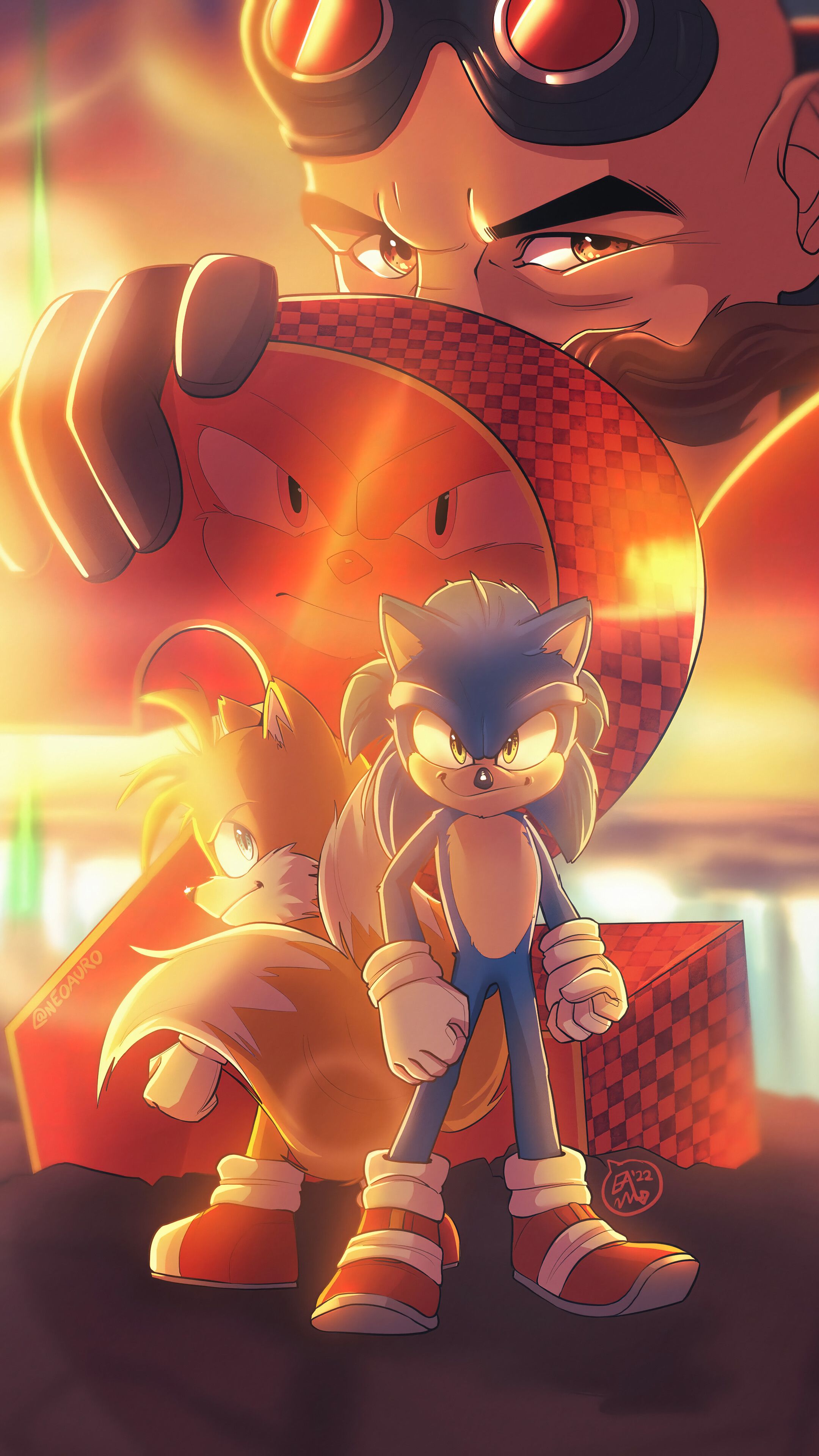 2160x3840 Sonic 2 Movie Art 4K Wallpaper iPhone HD Phone g