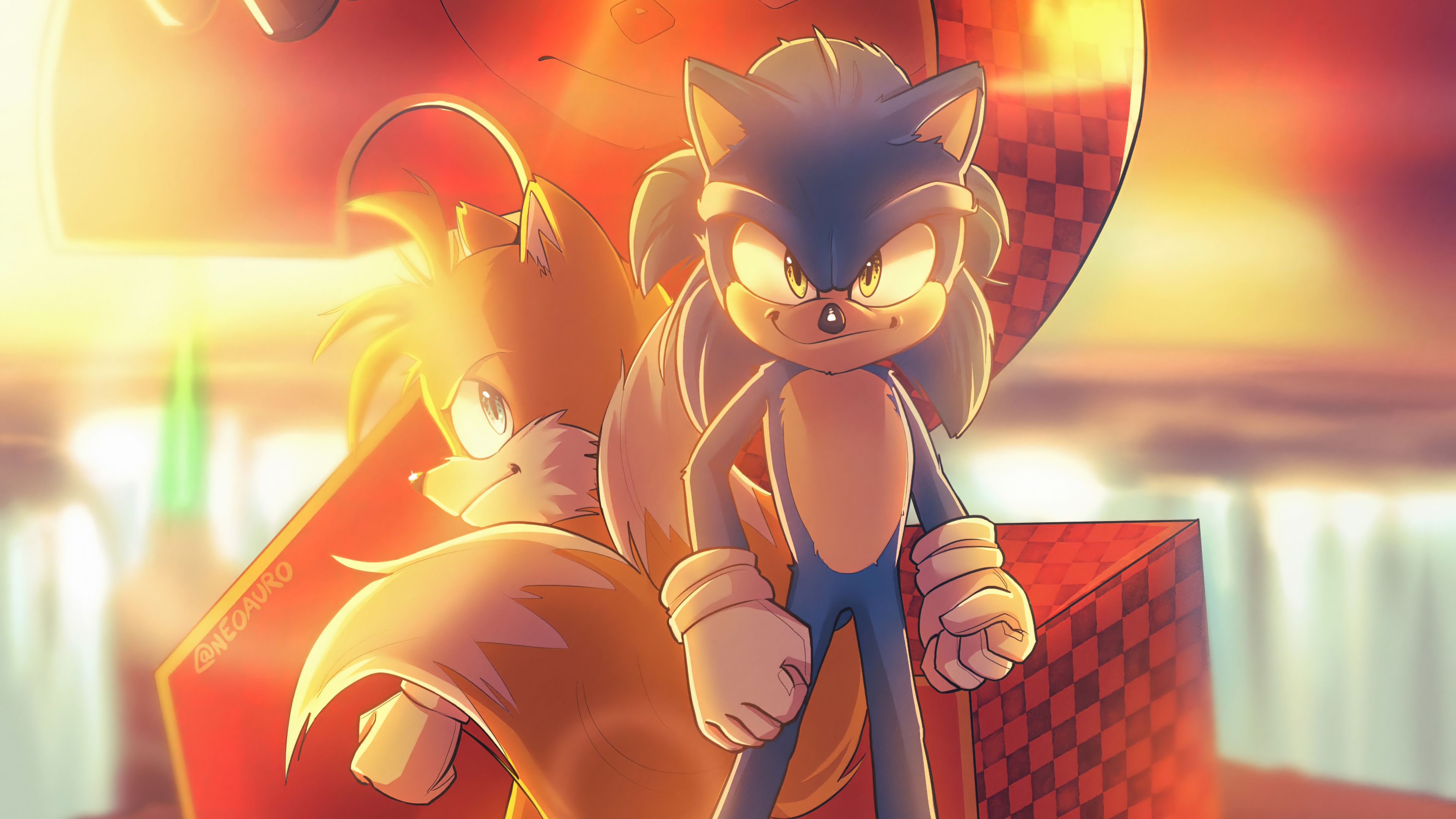 3840x2160 Sonic 2 Movie Art Wallpaper 4K HD PC g