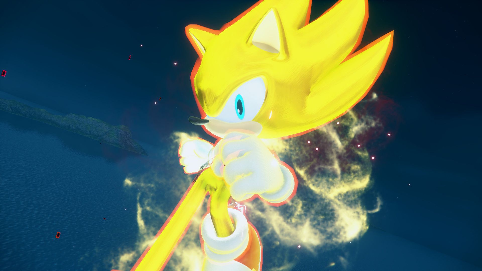 1920x1080 Shiny Super Sonic Mod for Sonic Frontiers