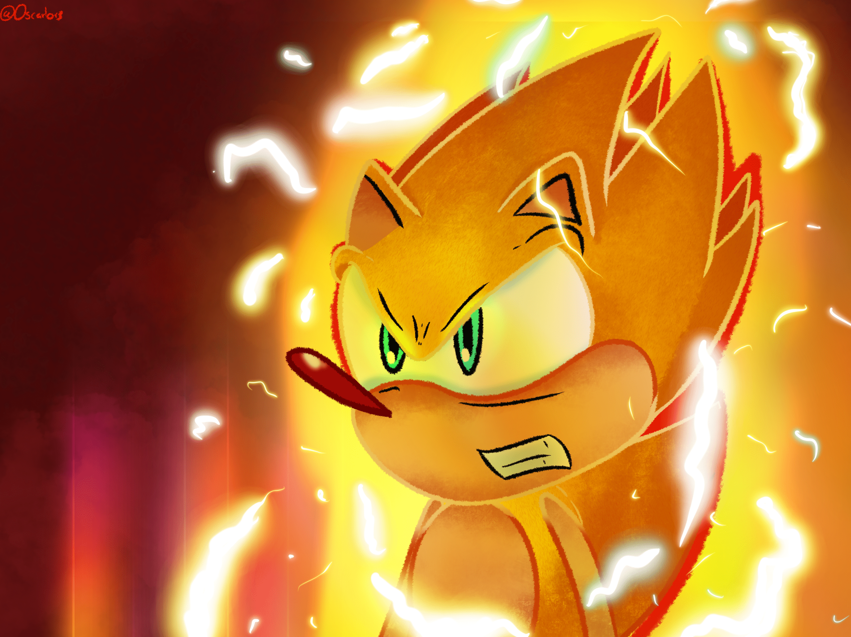 2732x2048 Super Sonic Phase 2 by Crimson1r on Newgrounds