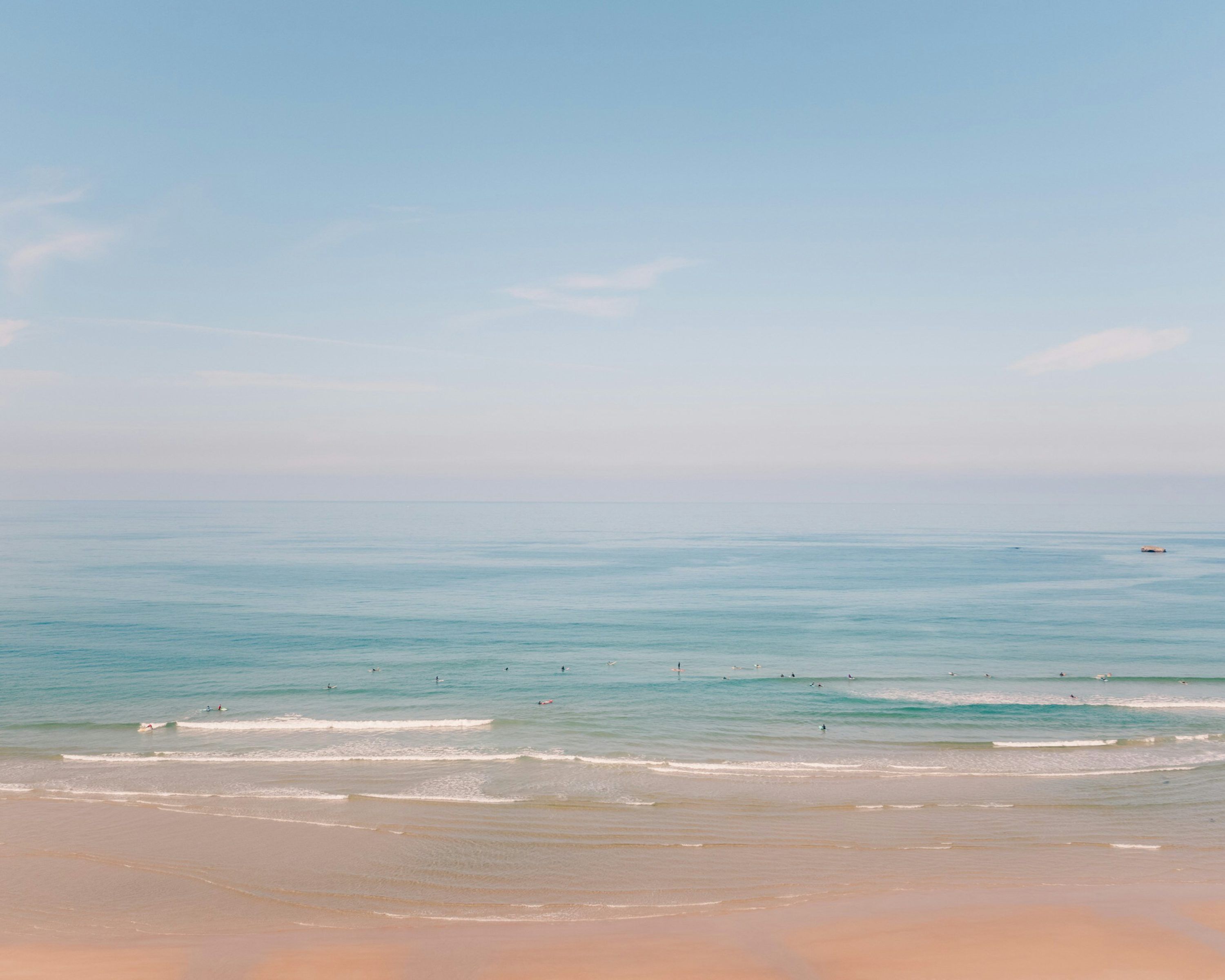 3000x2401 Pastel Beach Picture. Download Free Image