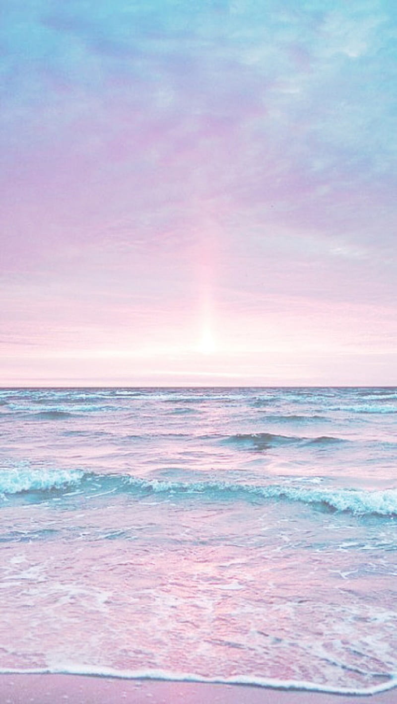 800x1418 HD pastel beach wallpaper