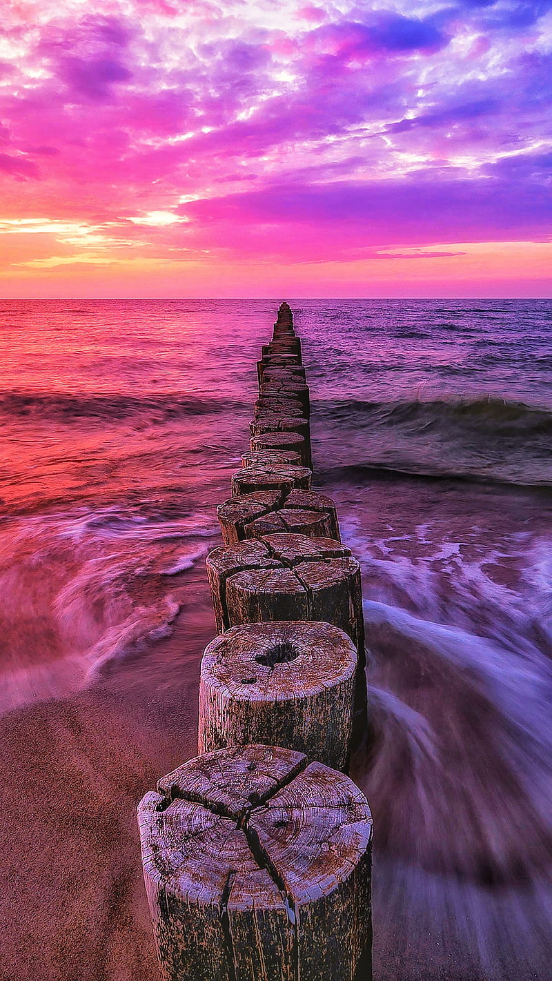 800x1422 HD pastel beach wallpaper