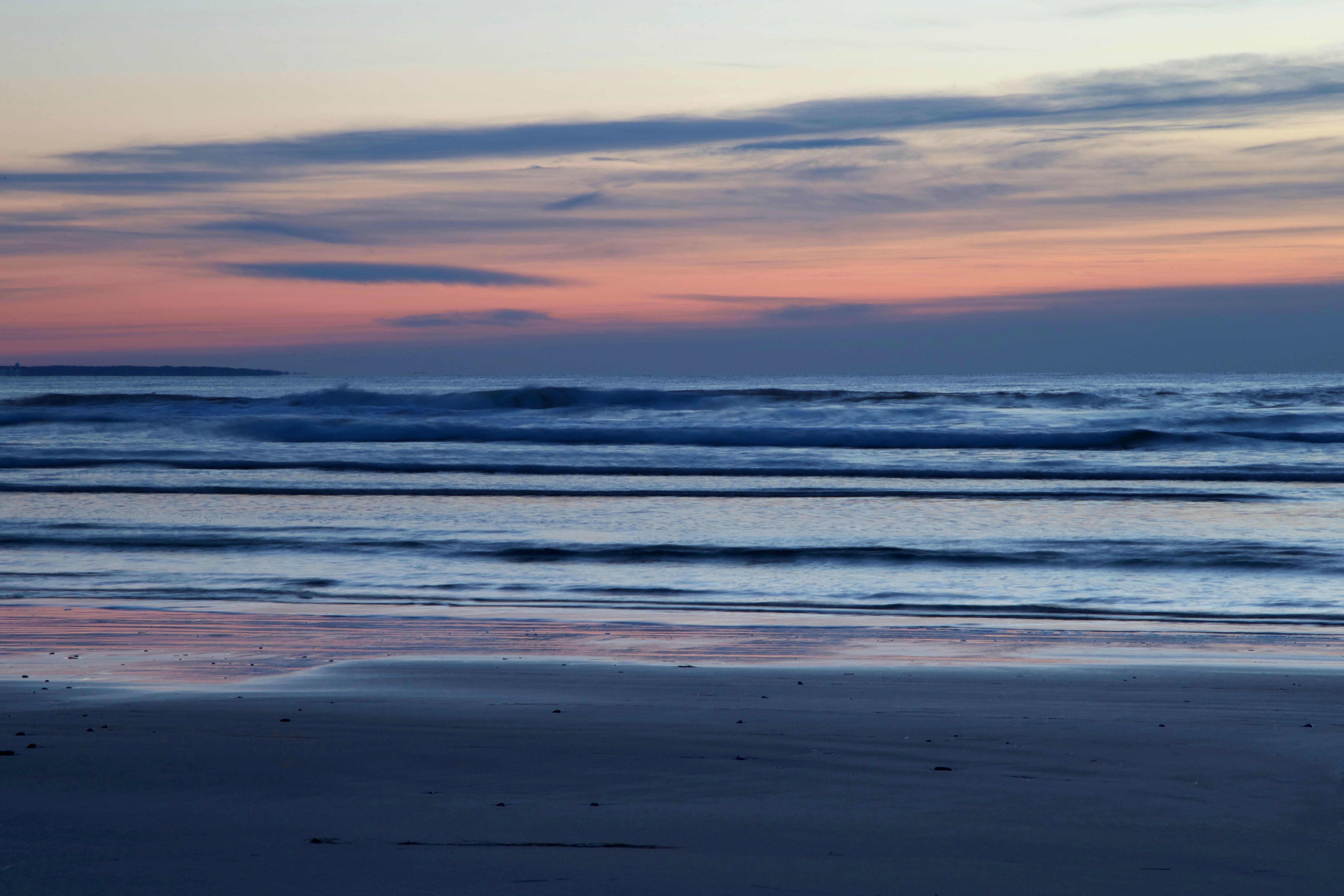 5350x3567 Pastel Ocean Sunset Royalty Free