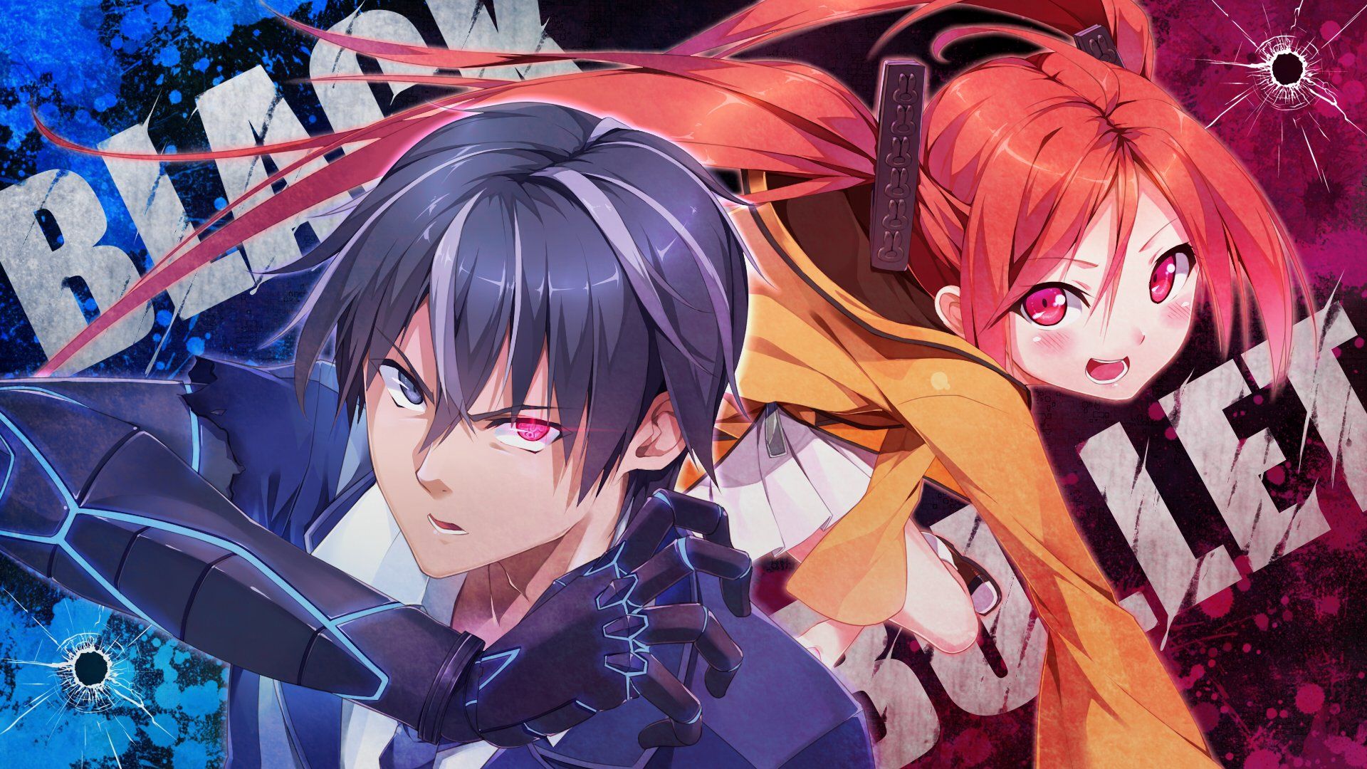 1920x1080 Black Bullet HD Wallpaper: Rentaro Satomi & Enju Aihara Action Duox1080