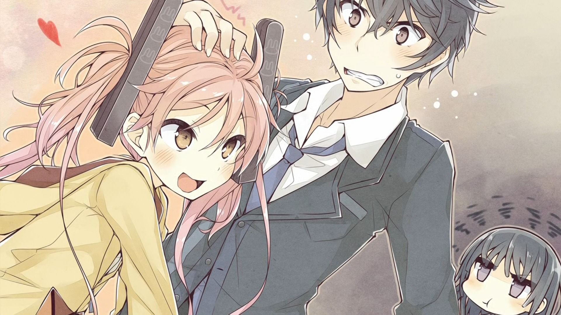 1920x1080 Wallpaper anime, anime, Black Bullet, Enju Aihara, Kisara, Lady, Blue, , Rentaro Satomi, Black Bullet for mobile and desktop, section прочее, resolution 1920x1080