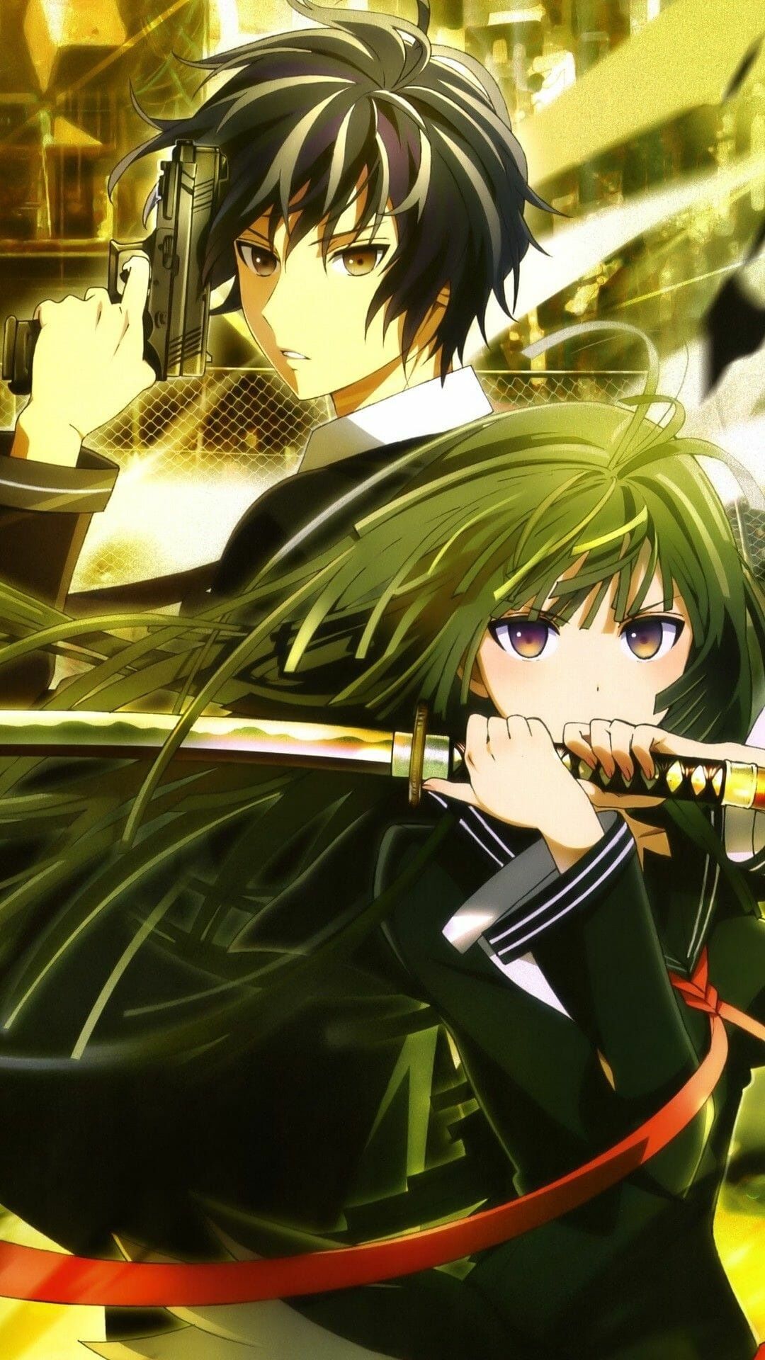 1080x1920 Black Bullet (Anime) Wallpaper