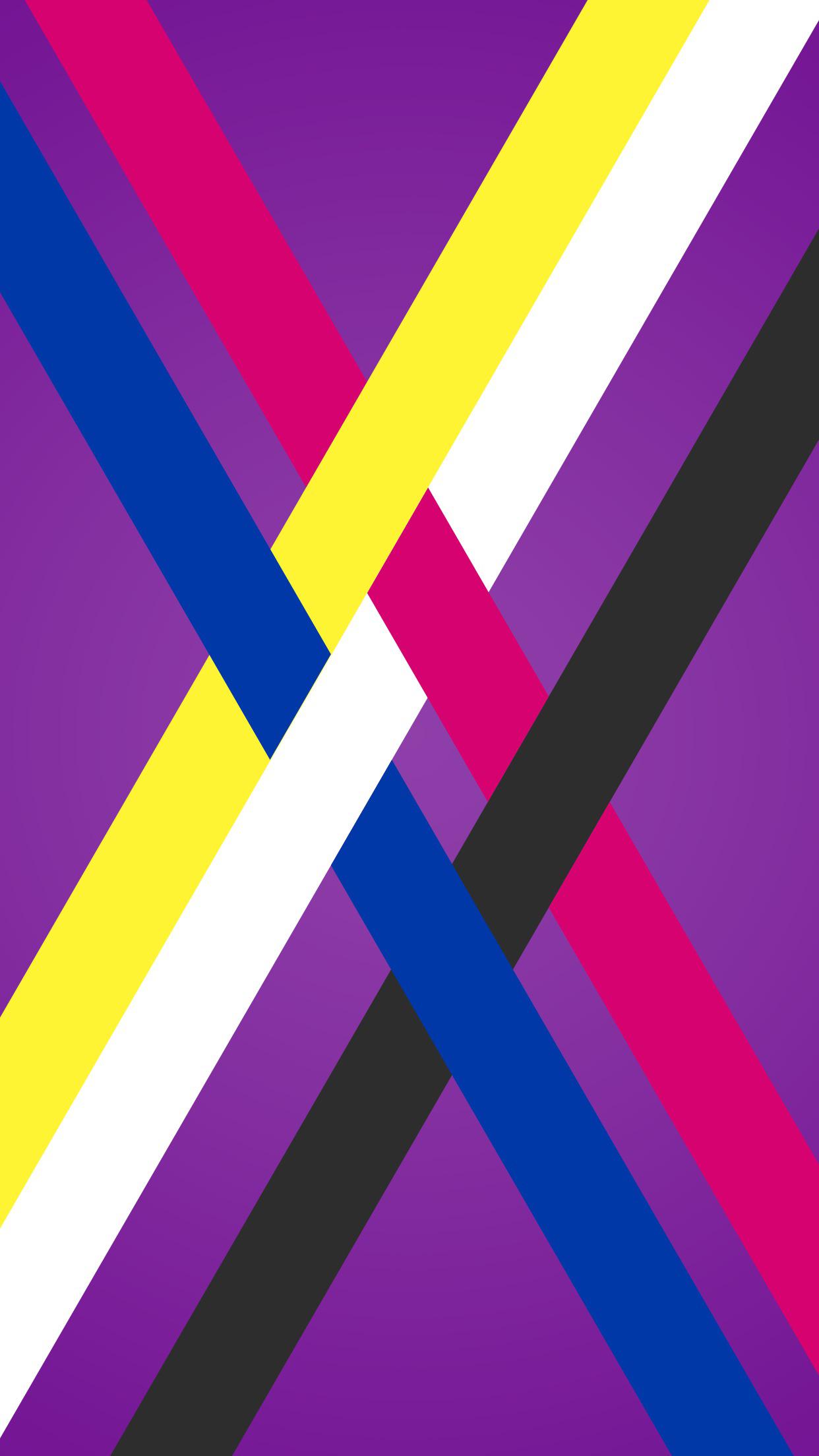 1242x2208 I Made A Bi Non Binary Wallpaper For My Phone And Wanted To Share With You Guys. Hope You Like It!