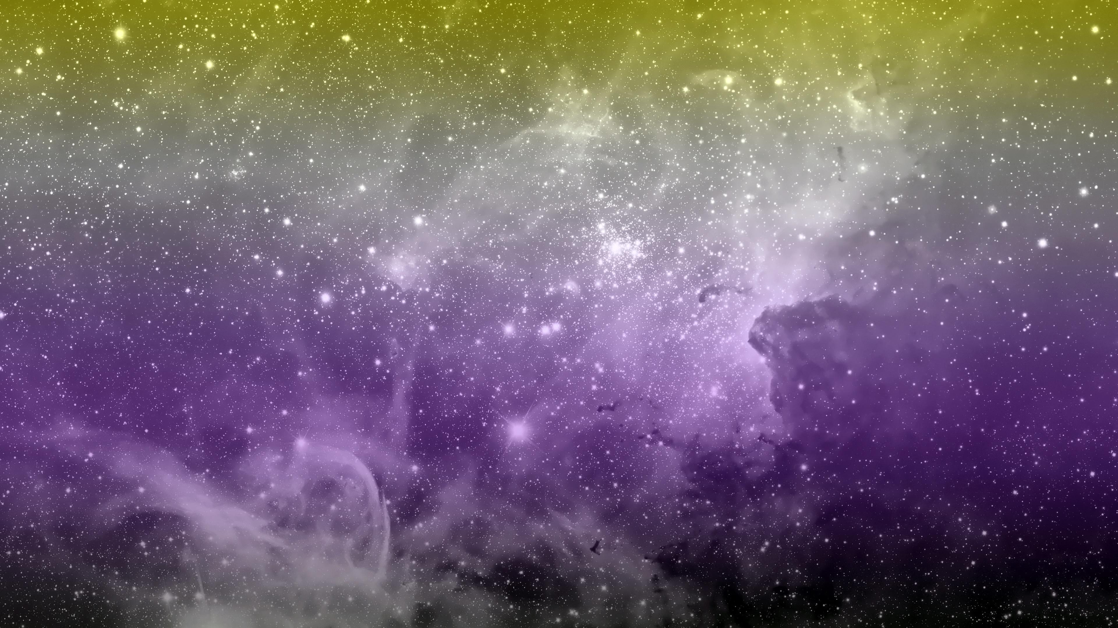 3840x2160 A 4k, Non Binary Space Wallpaper I Made! Feel Free To Use. :)
