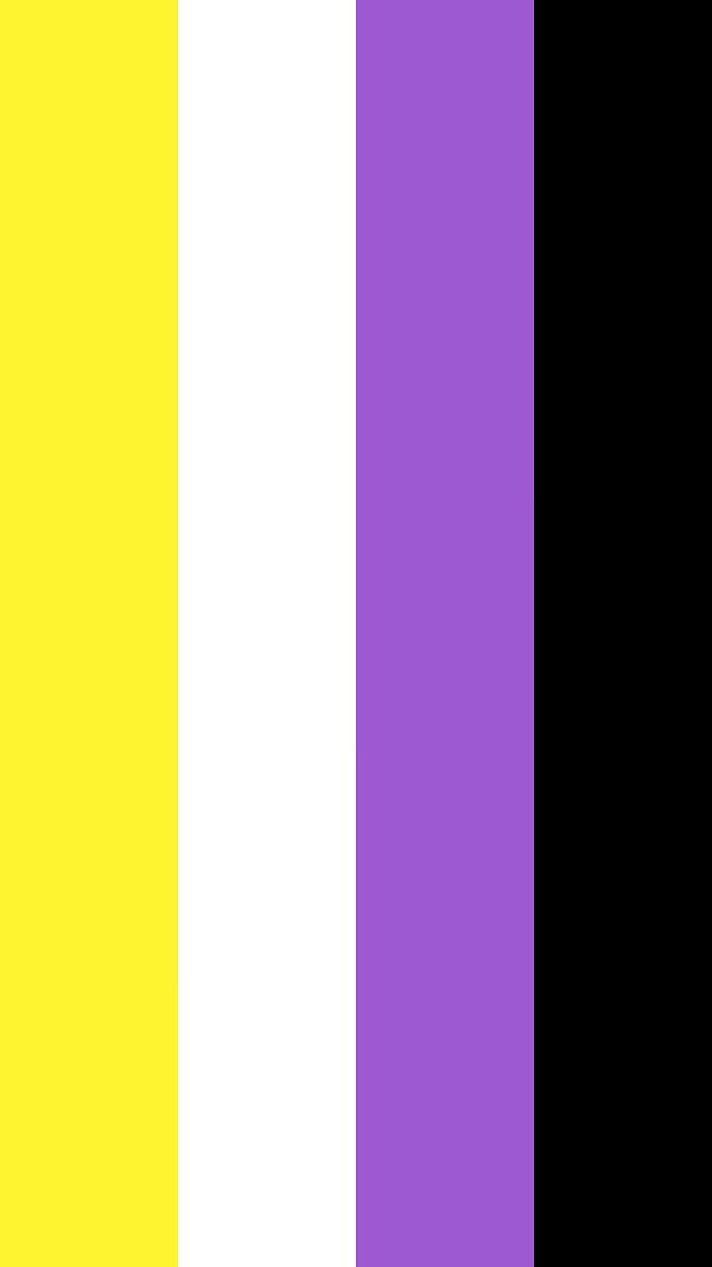 800x1422 Nonbinary Pride Flag, Adoxalinia, Genderless, Non Gender, Agender, Androgyne, HD Phone Wallpaper