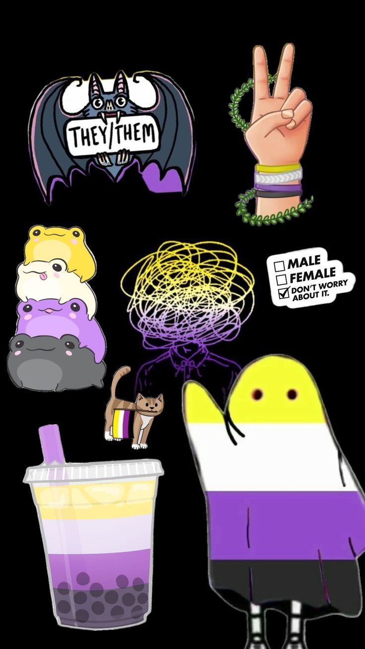 736x1308 Nonbinarypride #non Binary #cute #wallpaper #prideflag #flag