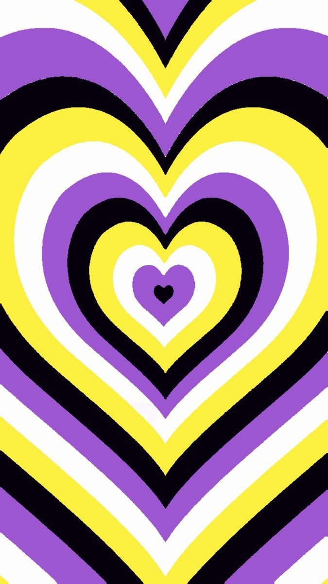 675x1200 NON BINARY HEART WALLPAPER
