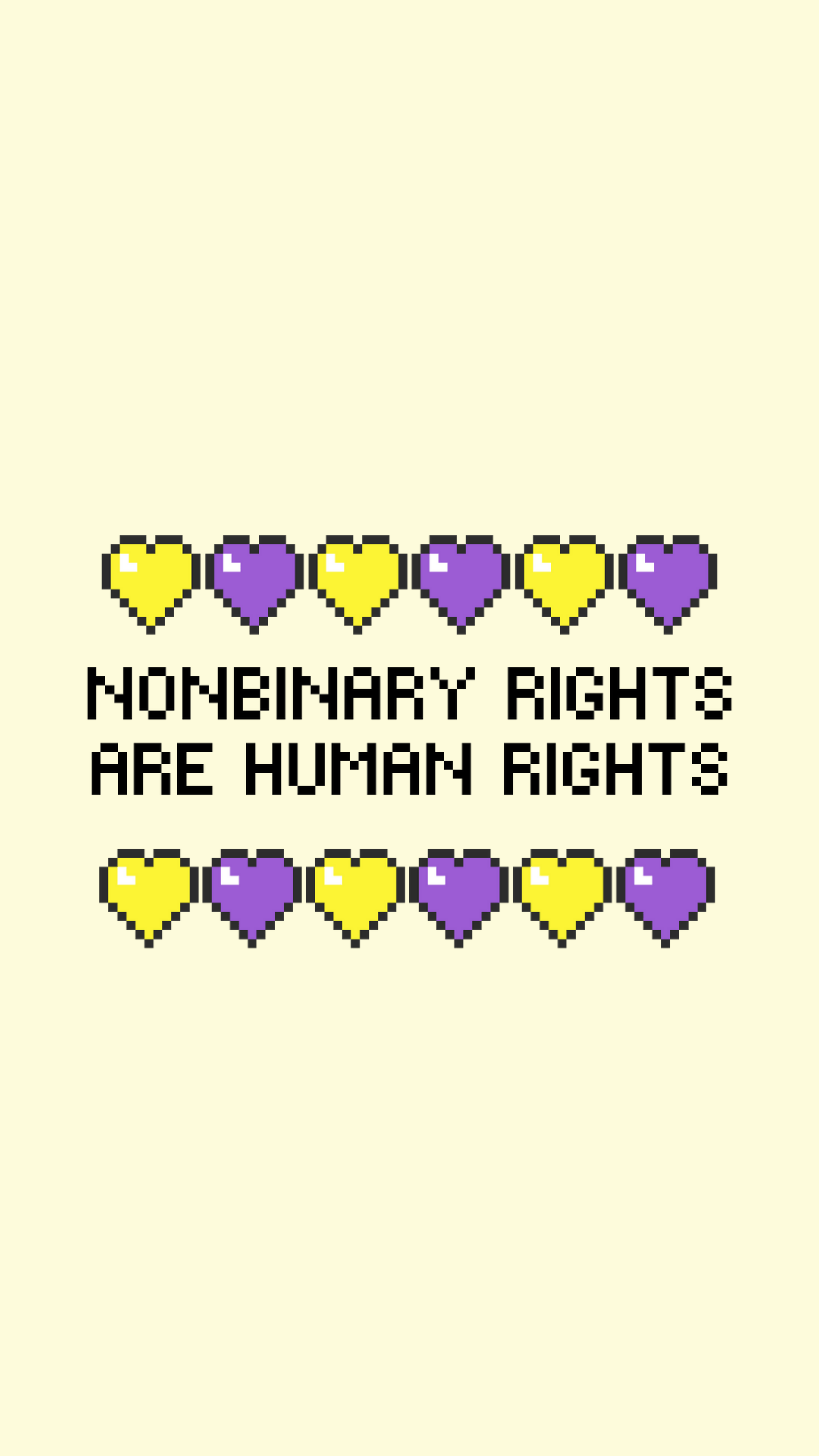 1080x1920 Cute Non Binary Wallpaper