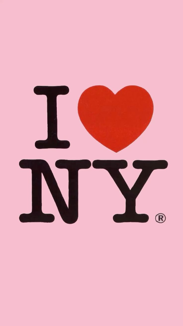 736x1308 i heart nyc pink background bg ny new york newyork