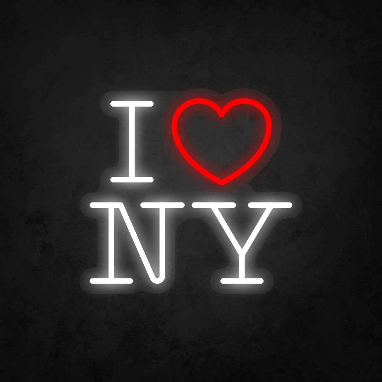 1250x1250 LED Neon Sign Love New York