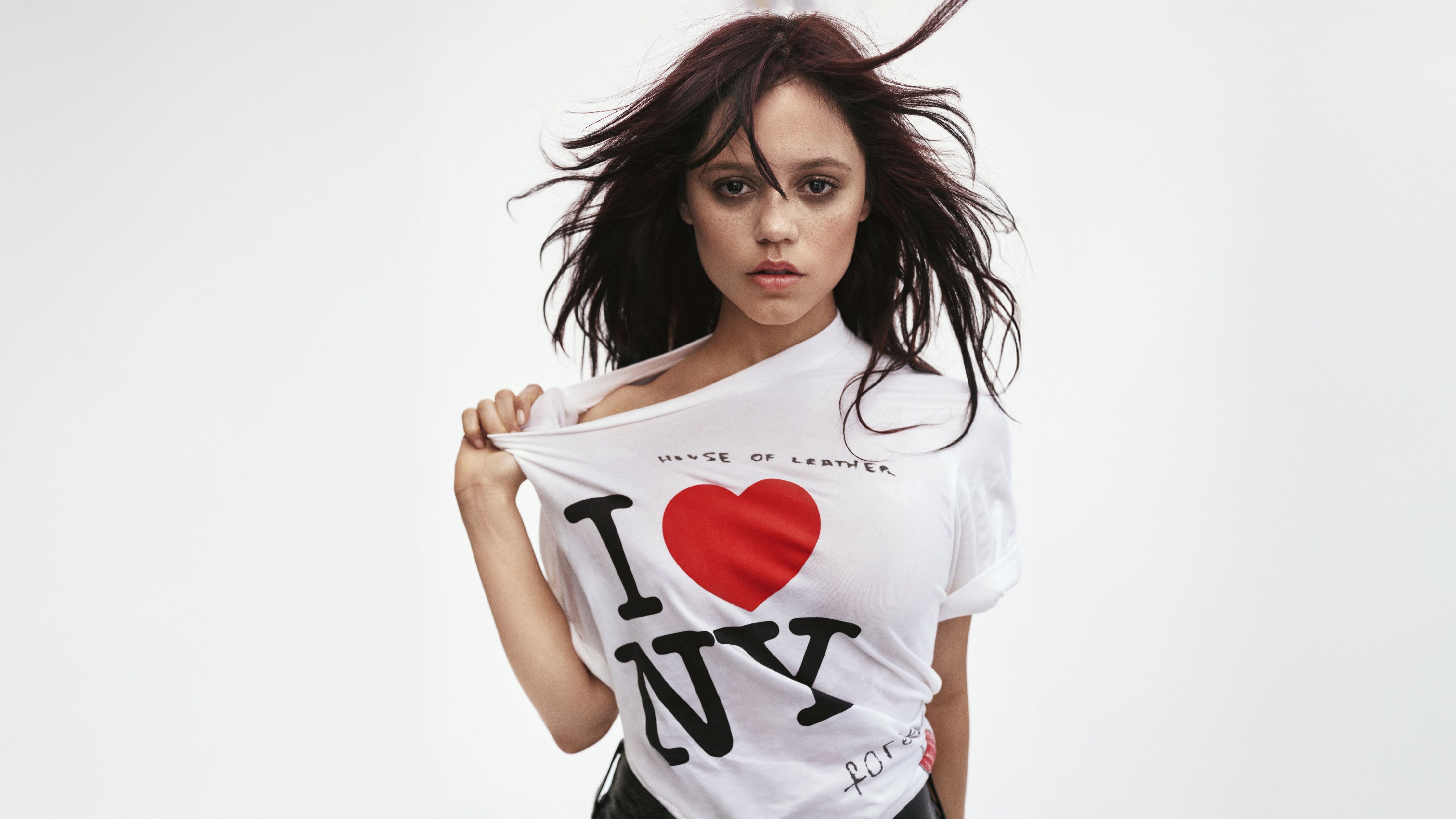 4480x2520 Jenna Ortega Wallpaper 4K, I Love NY, 5K, V Magazine