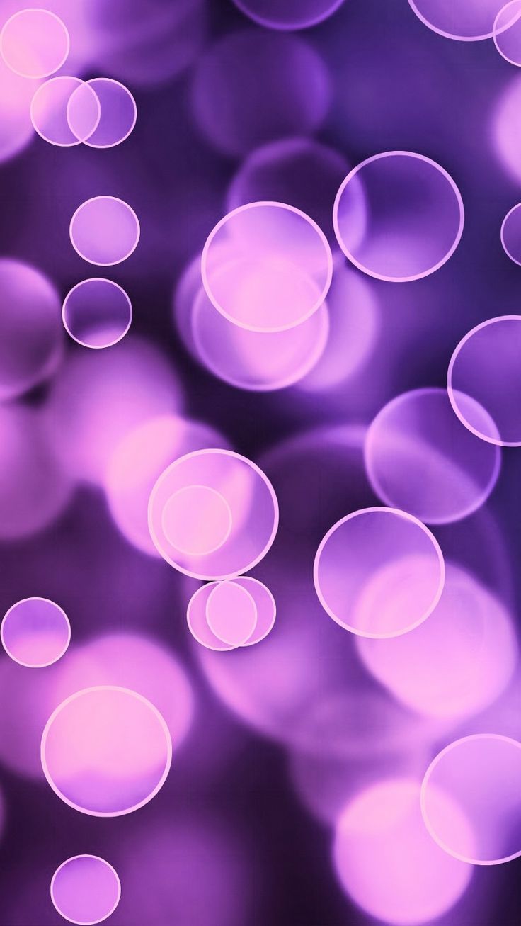 736x1307 Purple Bubbles Wallpaper. Bokeh effect design, Creative phone wallpaper ideas, Diy digital art inspiration